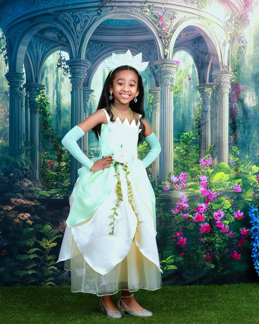 Fine Art Backdrops Enchanted Garden Stone Pavilion Artistic Backdrop UK MRR9-89