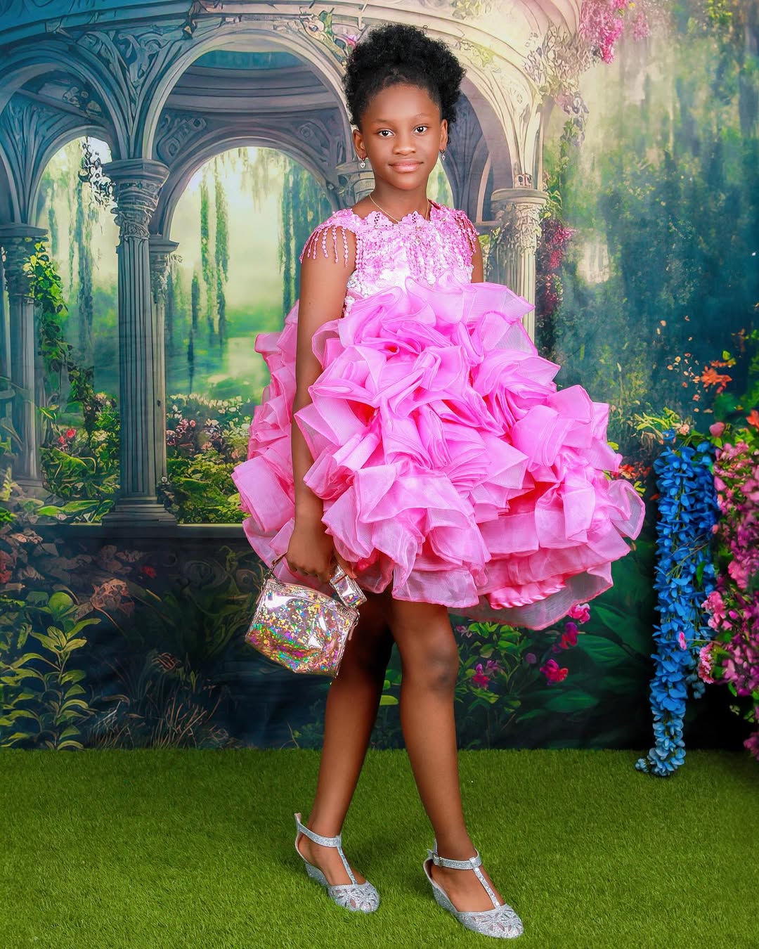 Fine Art Backdrops Enchanted Garden Stone Pavilion Artistic Backdrop UK MRR9-89