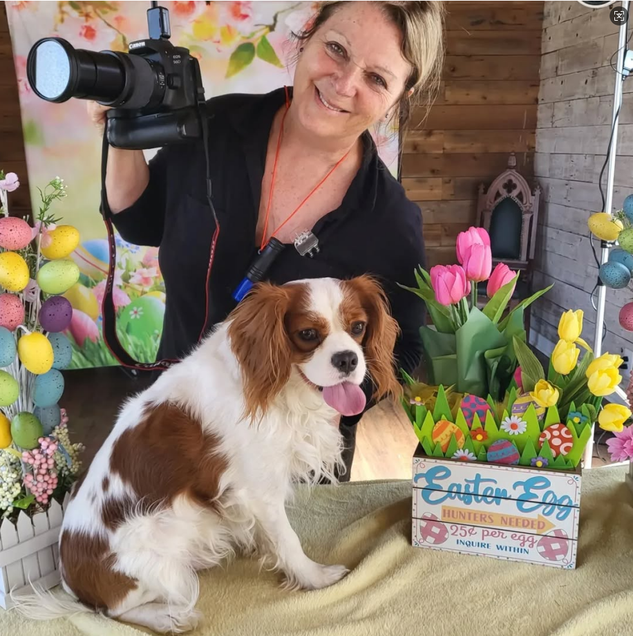 Easter Egg Grass Flowers Photography Backdrop D1049