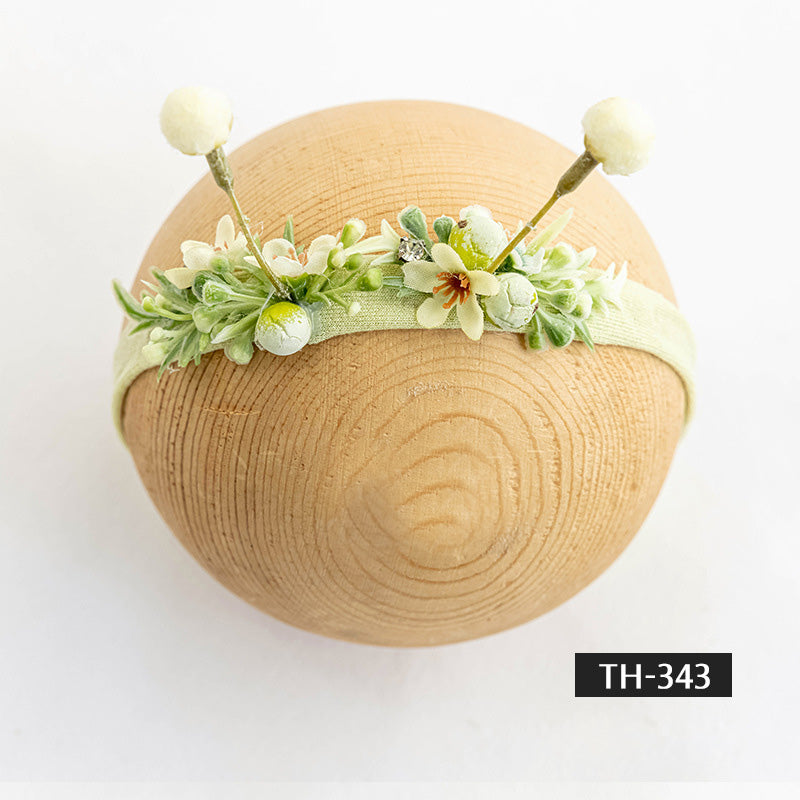 Newborn Photography Faux Flower Headband Hair Accessories TH3