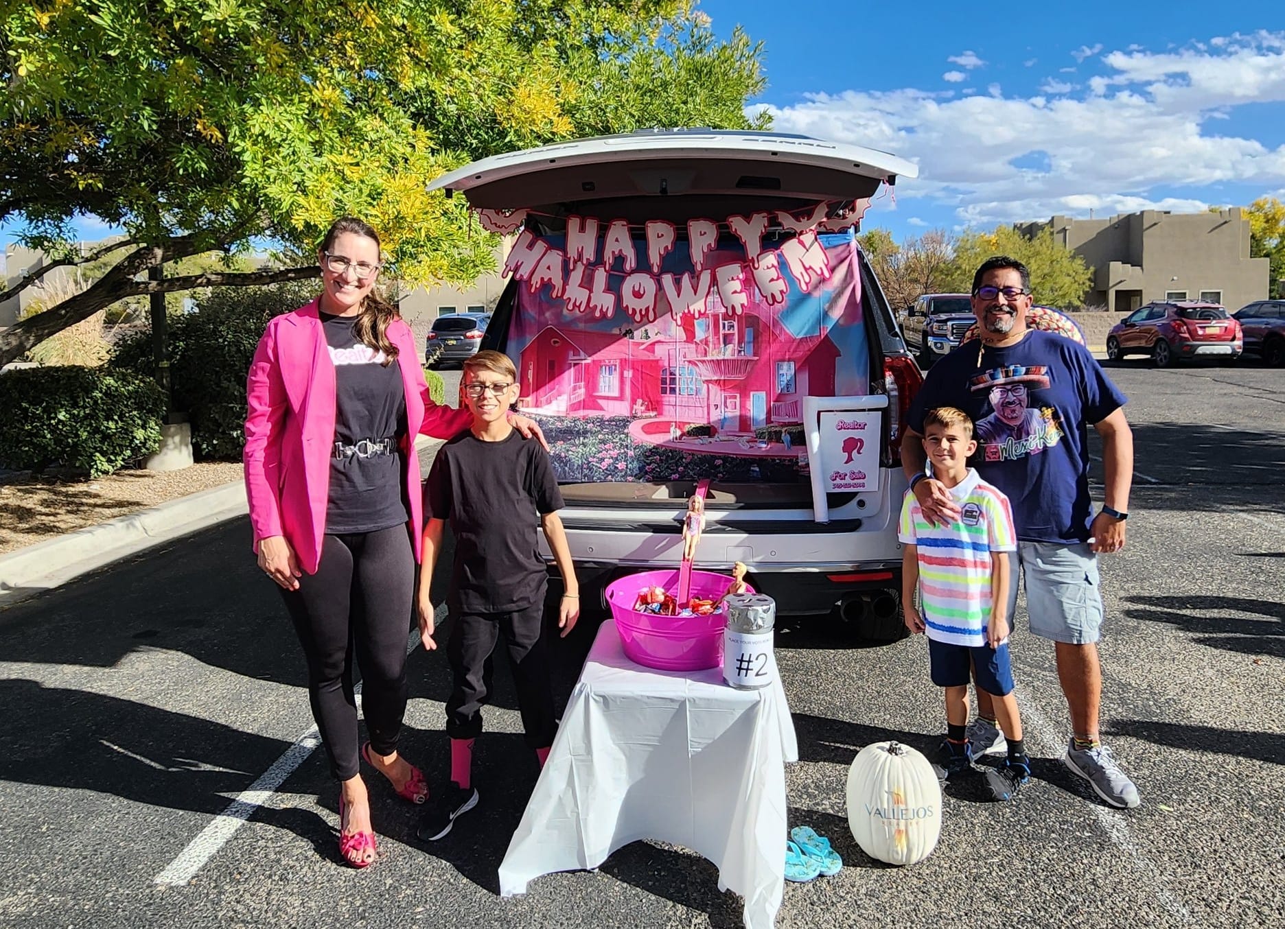 Fashion Doll Fantasy Pink House Backdrop UK M8-40