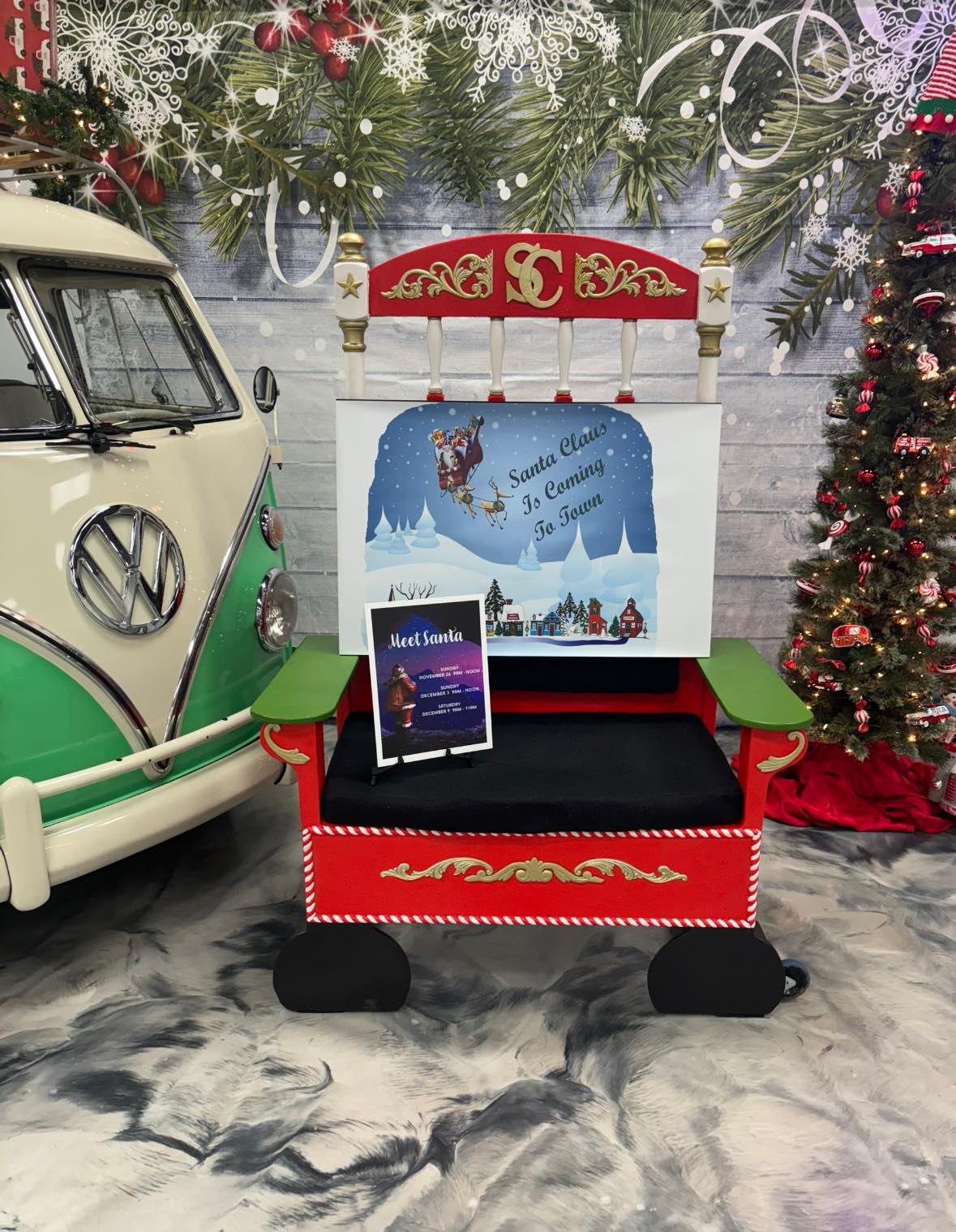 Christmas Snowflake Decoration Wood Wall backdrop UK for Photography G-519