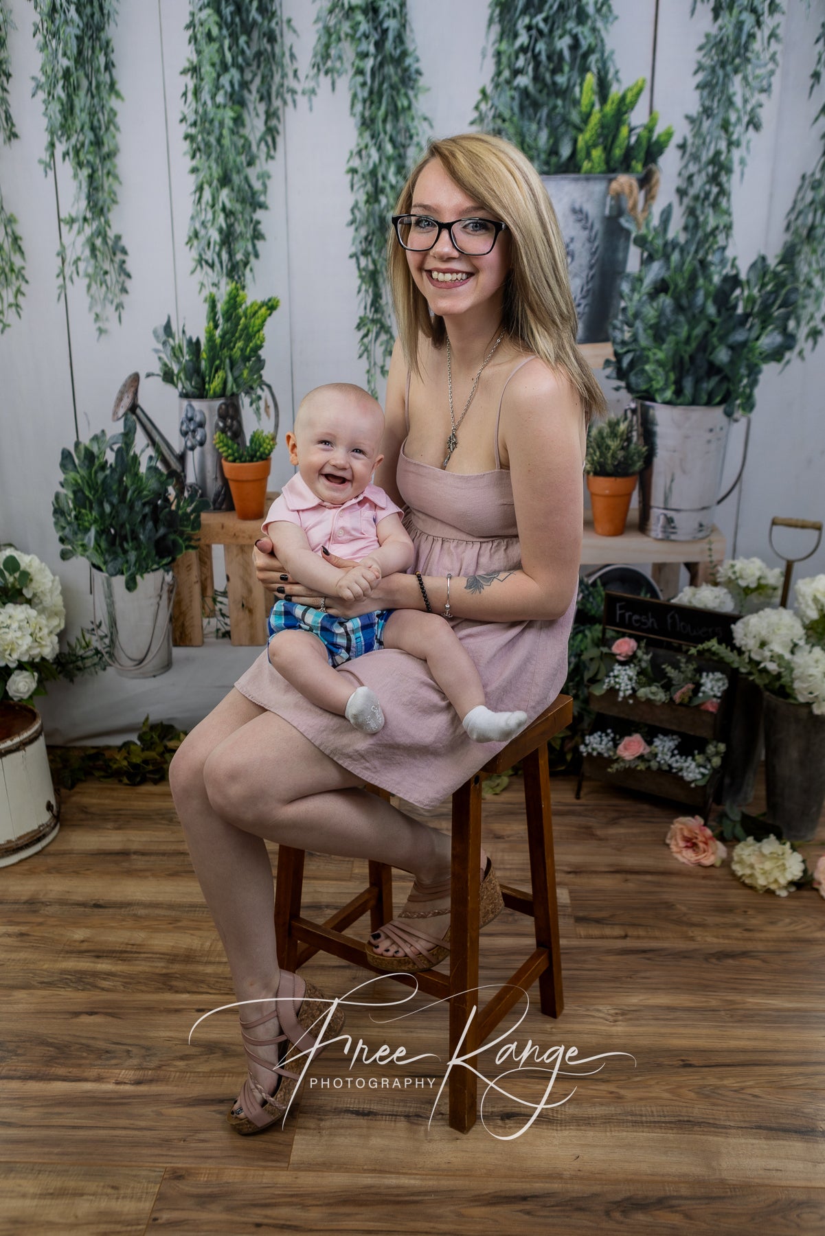 Spring Garden Baby Photo Booth Backdrop SH596