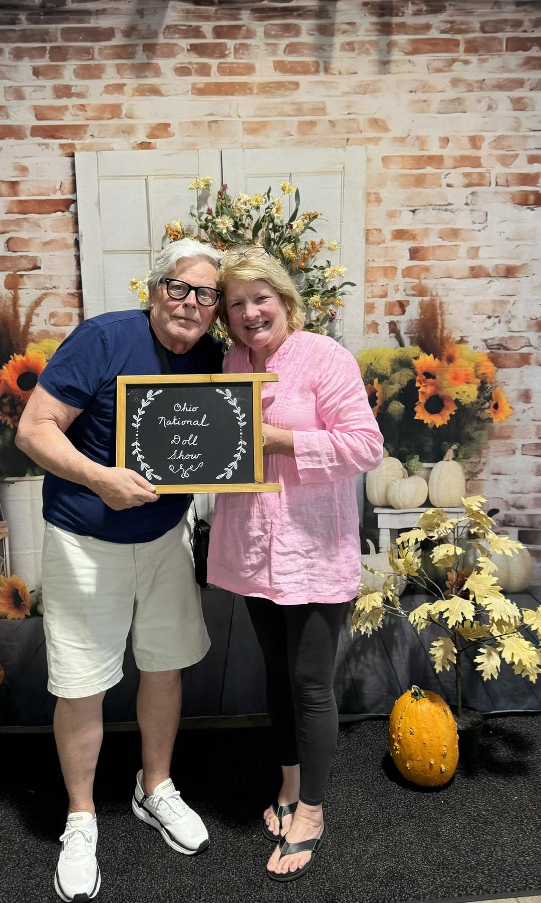 Autumn Sunflower Pumpkin Wall Backdrop UK RR7-116