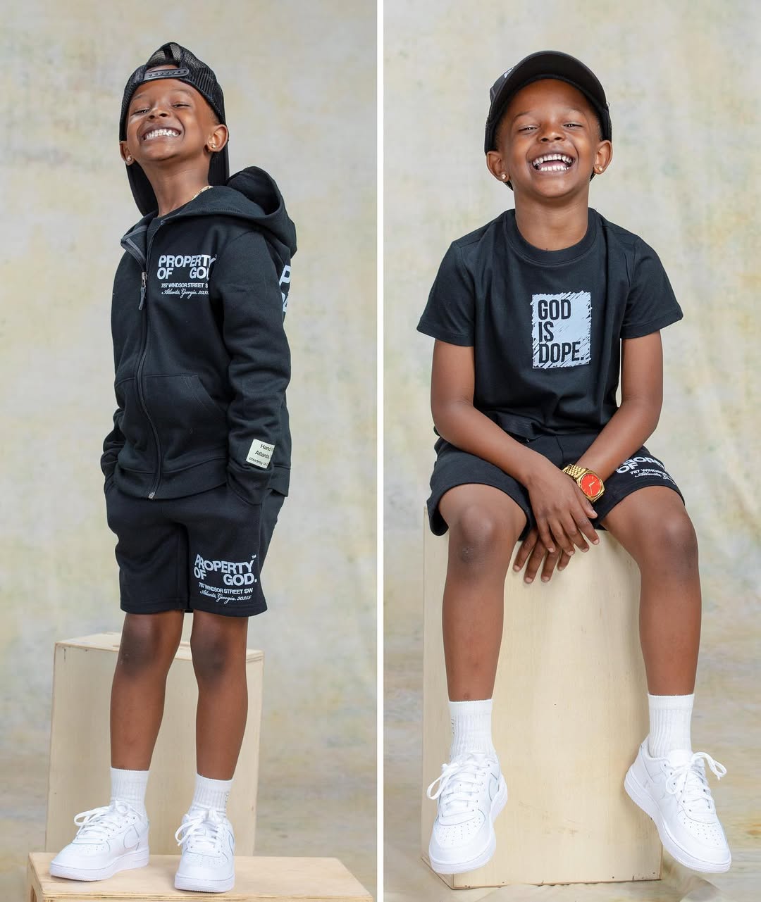 Abstract Retro Beige Wall Texture Portrait Photo Shoot Backdrop DHP-182