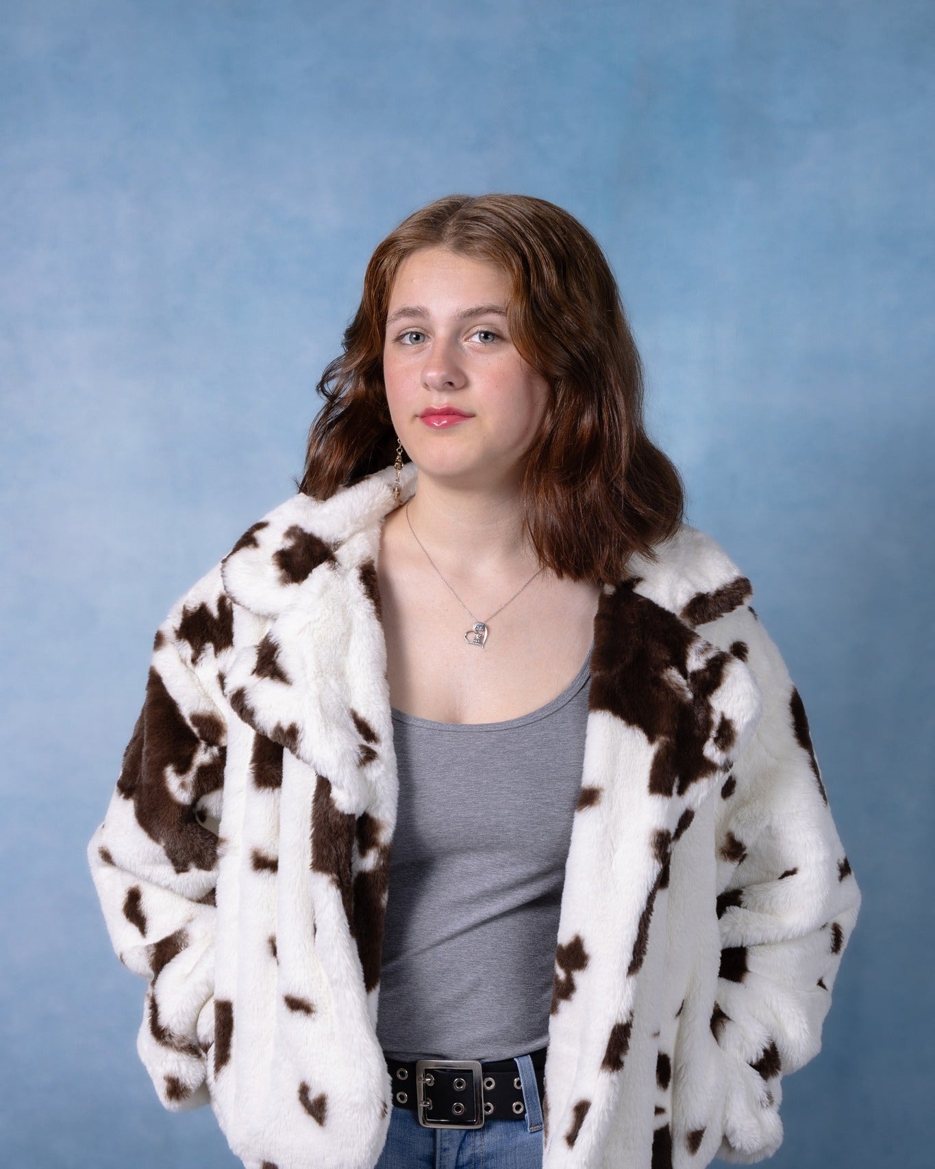 Abstract Backgrounds Portrait Blue Photography Backdrop for Studio DHP-676