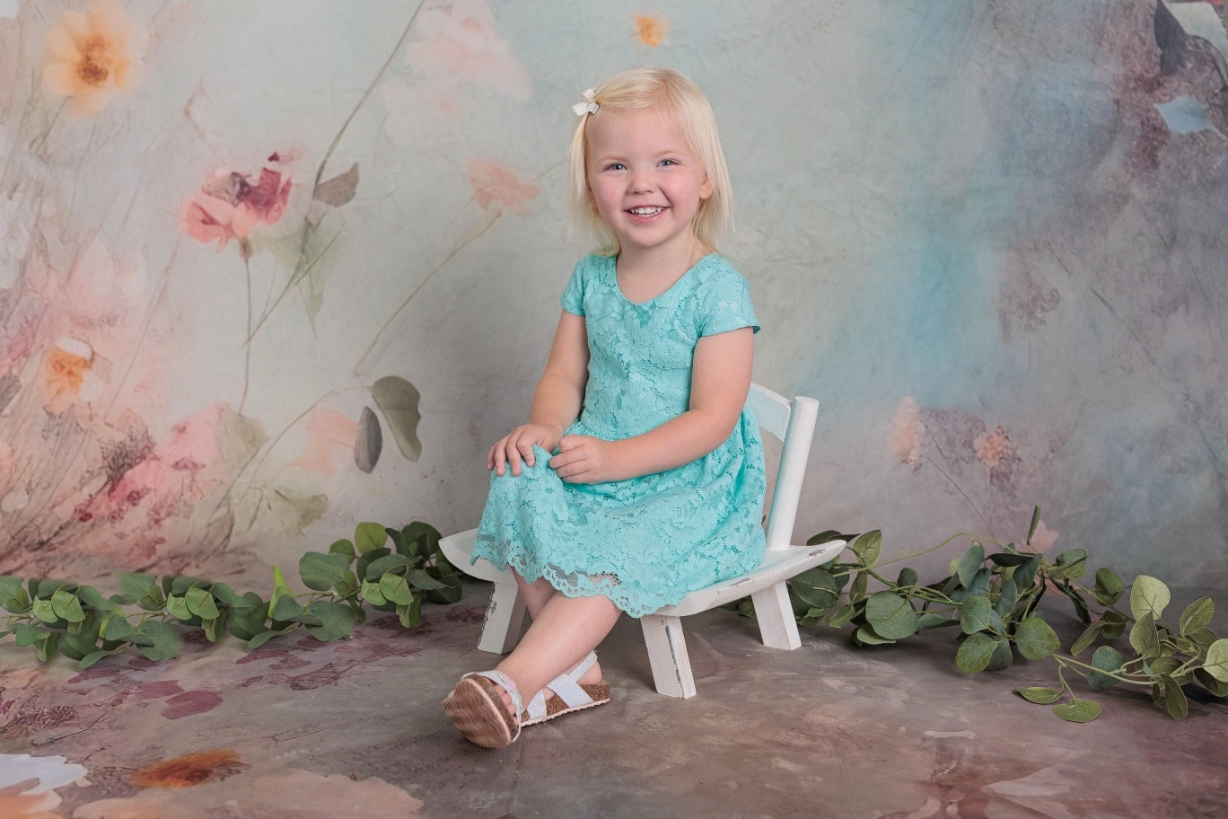 Fine Art Backdrops Soft Pastel Flower Field Artistic Backdrop UK MRR9-71