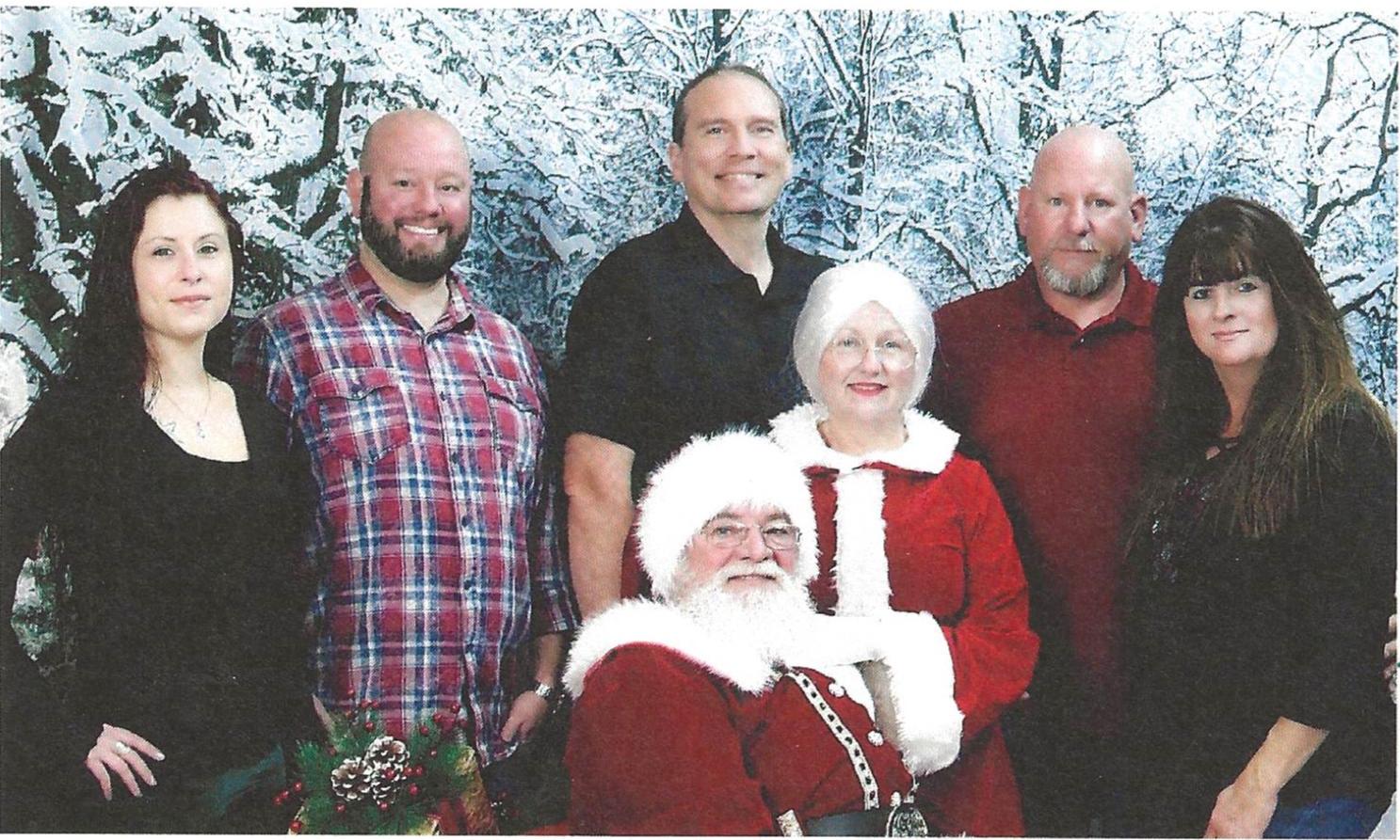 Frozen Forest Light Strings Christmas Backdrop D990