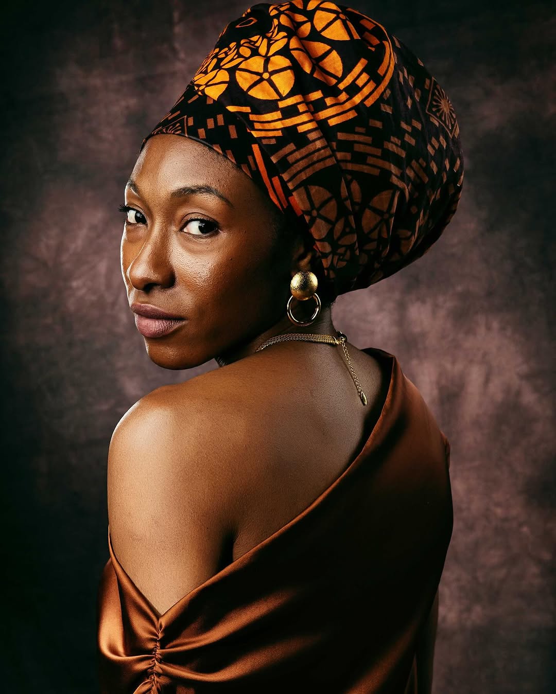 Vintage Brown Sweep Abstract Textured Backdrop UK MR-2153