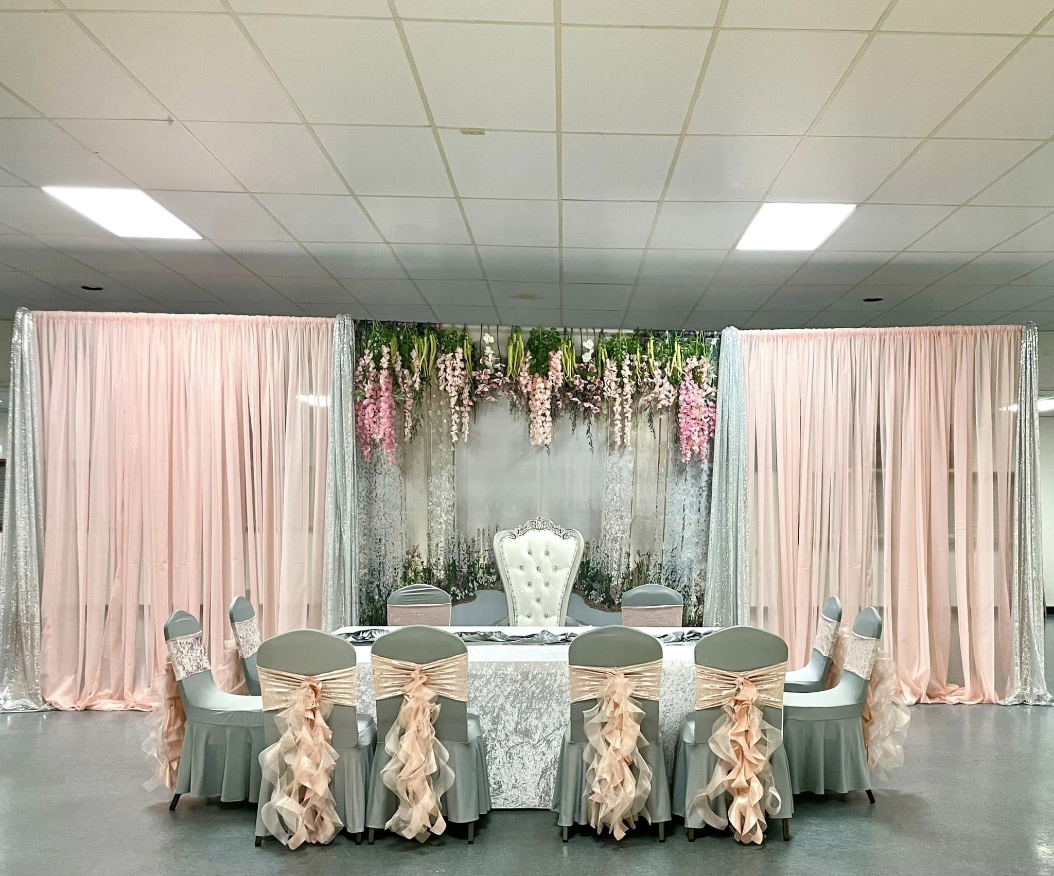 Flowers Room Decoration Backdrop UK for Photo Studio LV-788