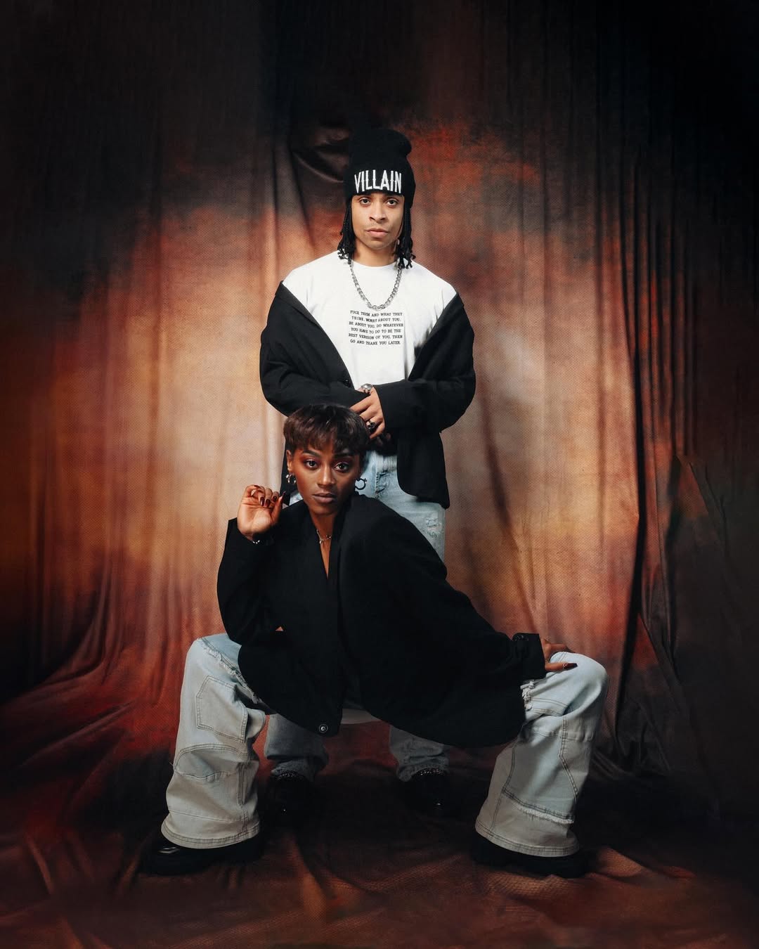 Vintage Brown Yellow Abstract Blurry Photography Backdrop uk for Portrait Shots SH698