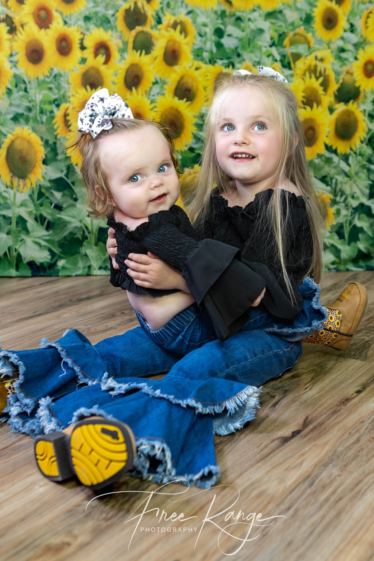 Summer Sunflower Field Blooming Backdrop SH-1090