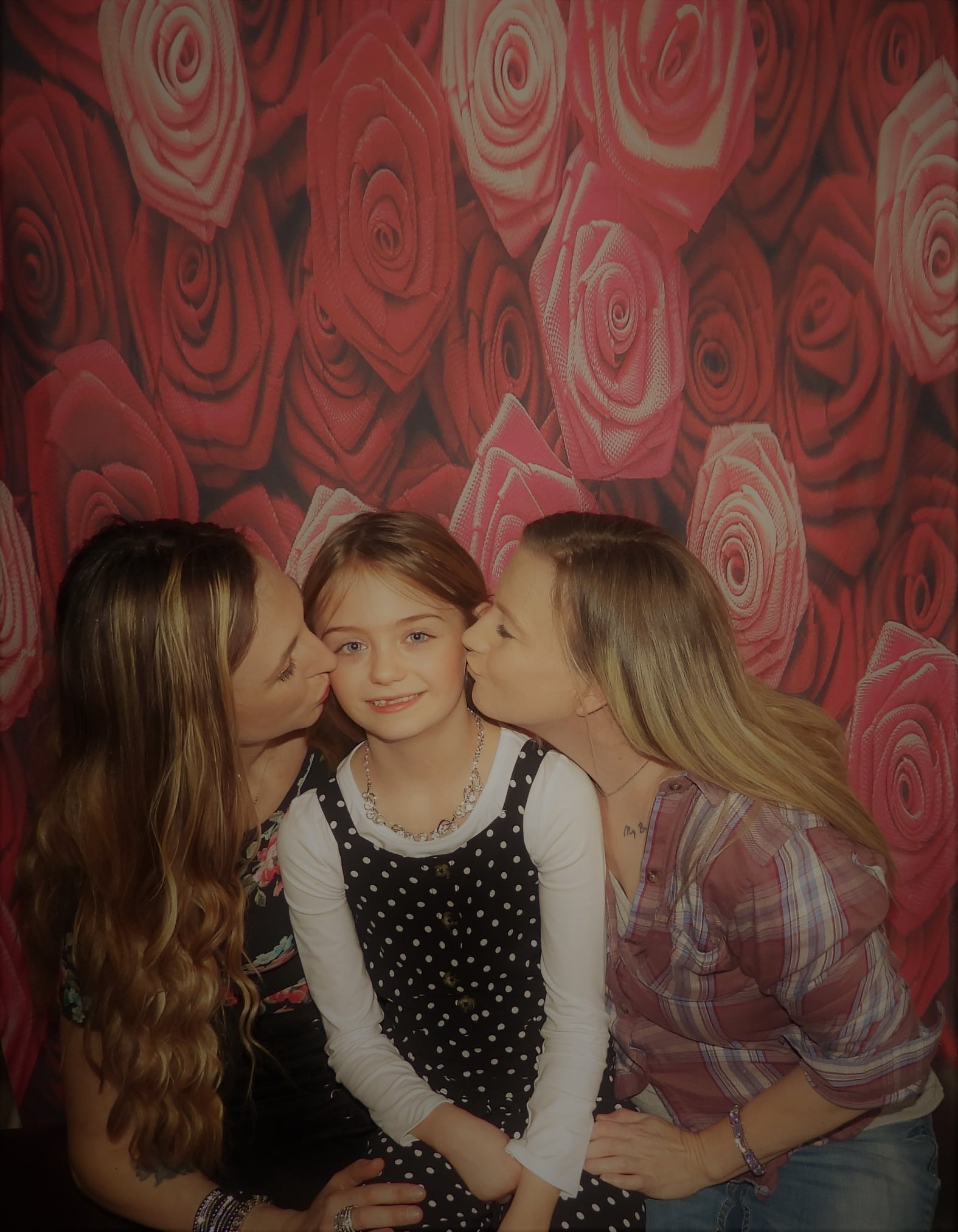 Red Rose Flower Backdrop UK for Photo Studio ZH-94