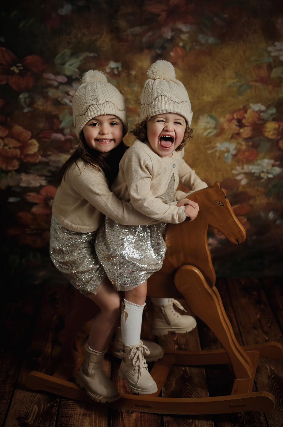 Floral Newborn Baby Photography Backdrop CM-4804