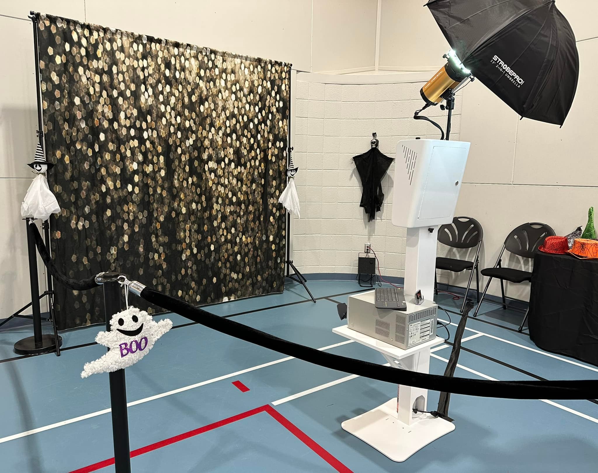 Gold and Black Sparkle Photo Backdrop UK for  Photography LV-1564