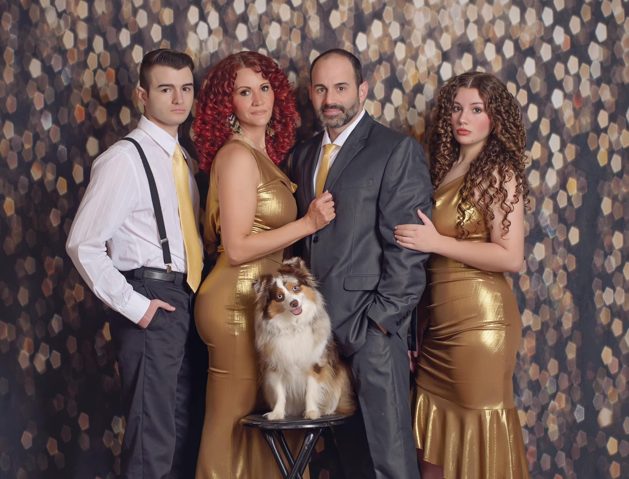 Gold Glitter Bokeh Backdrop Party Decorations UK M6-12