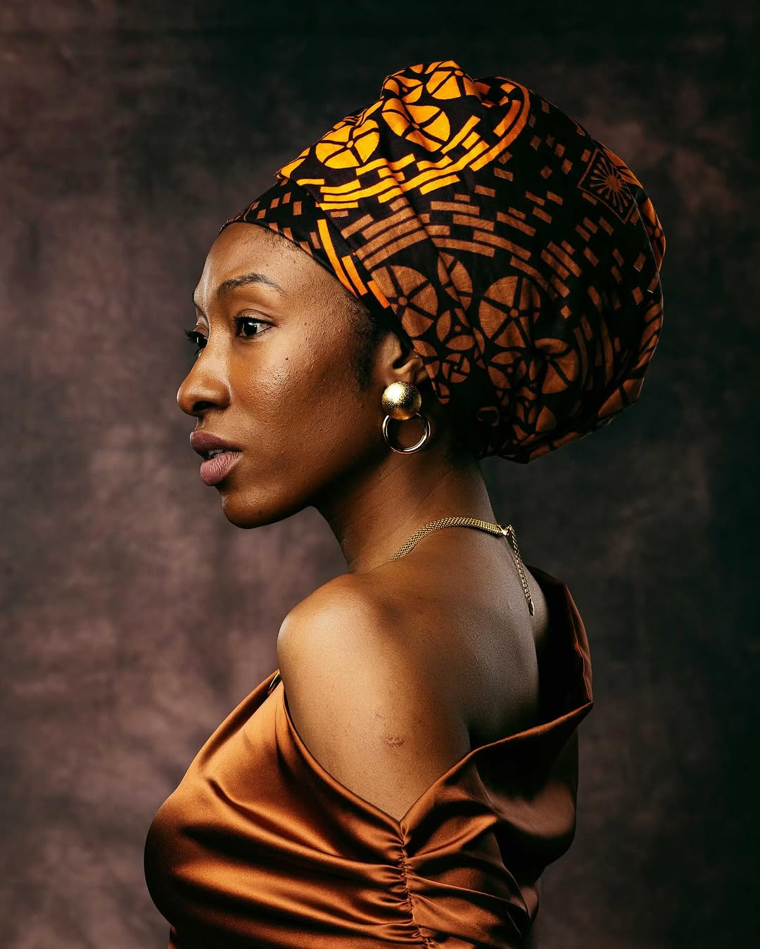 Vintage Brown Sweep Abstract Textured Backdrop UK MR-2153