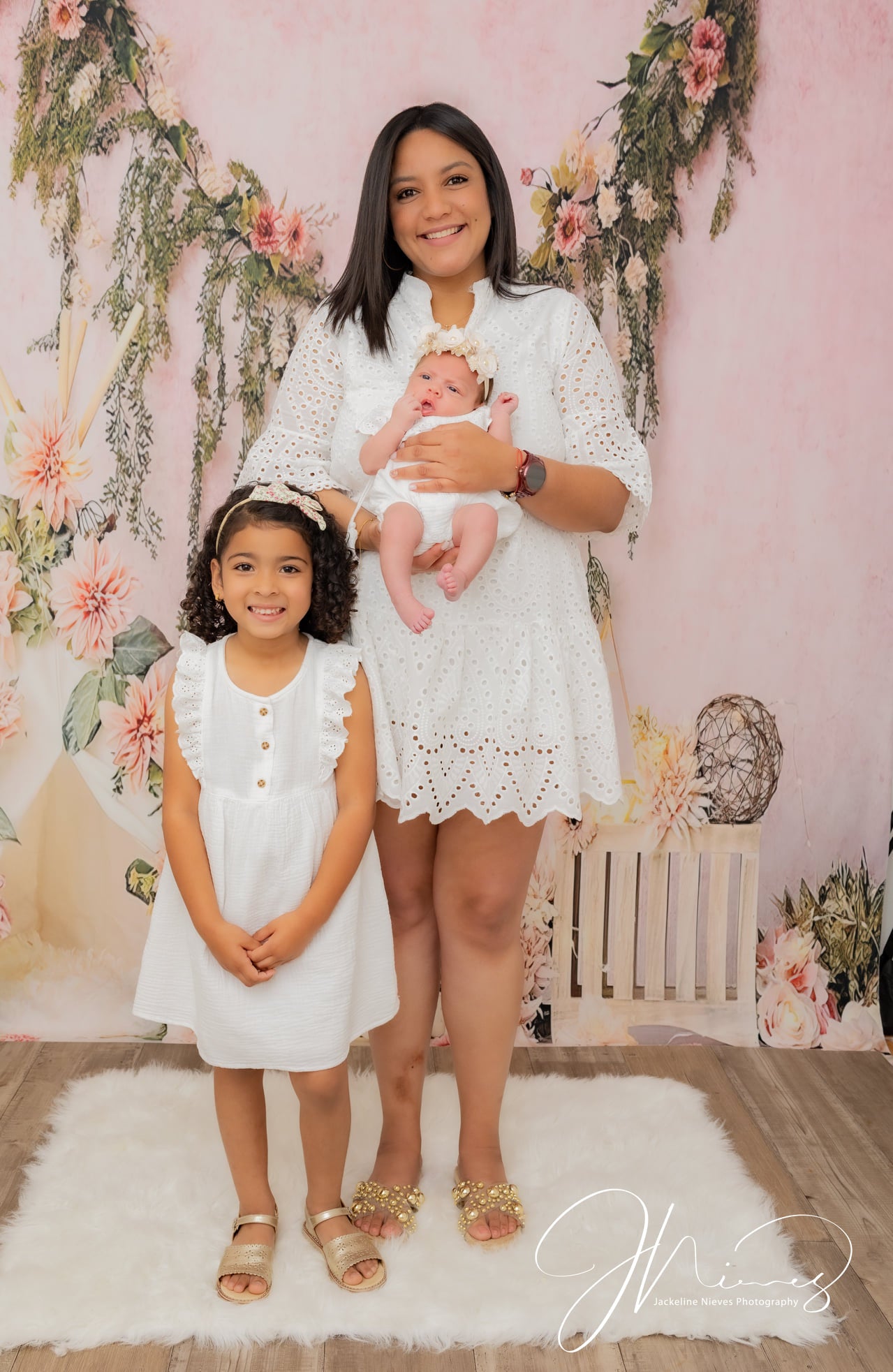 Pink Flower Beautiful Wall Backdrops Newborn for Photography NB-387