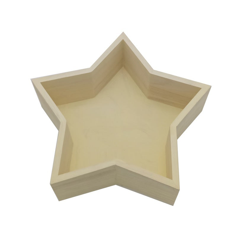 DBackdrop Wooden Star Shaped Newborn Photography Props SYPJ3(brown、yellow、white)