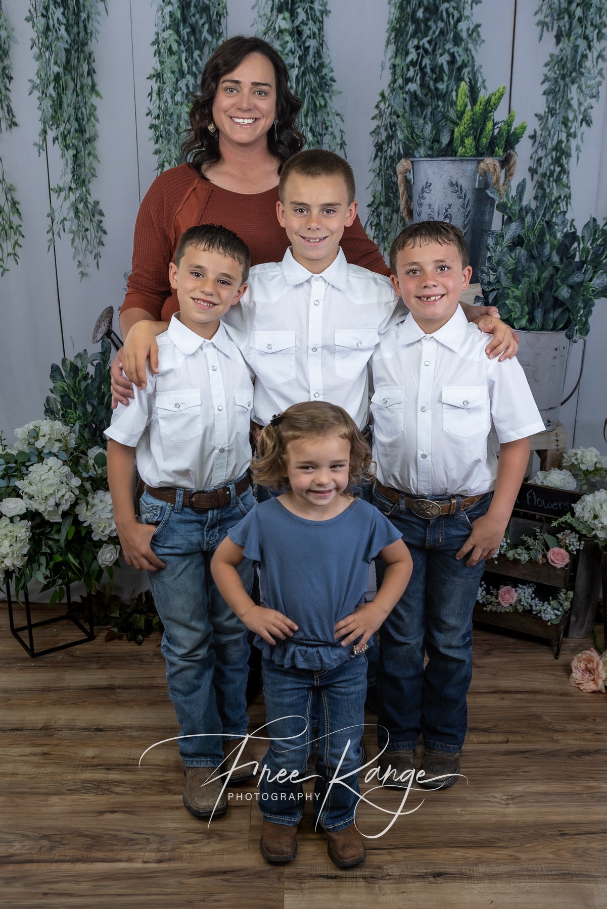 Spring Garden Baby Photo Booth Backdrop SH596