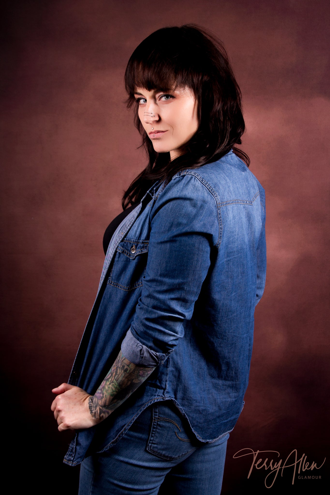 Brown Abstract Texture Old Master Style Photo Booth backdrop UK LV-1321