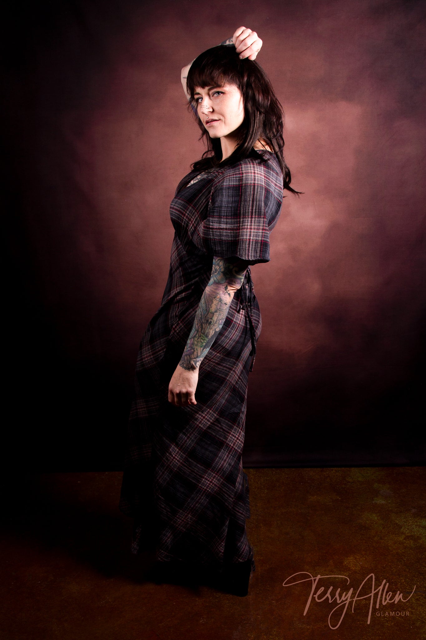 Brown Abstract Texture Old Master Style Photo Booth backdrop UK LV-1321