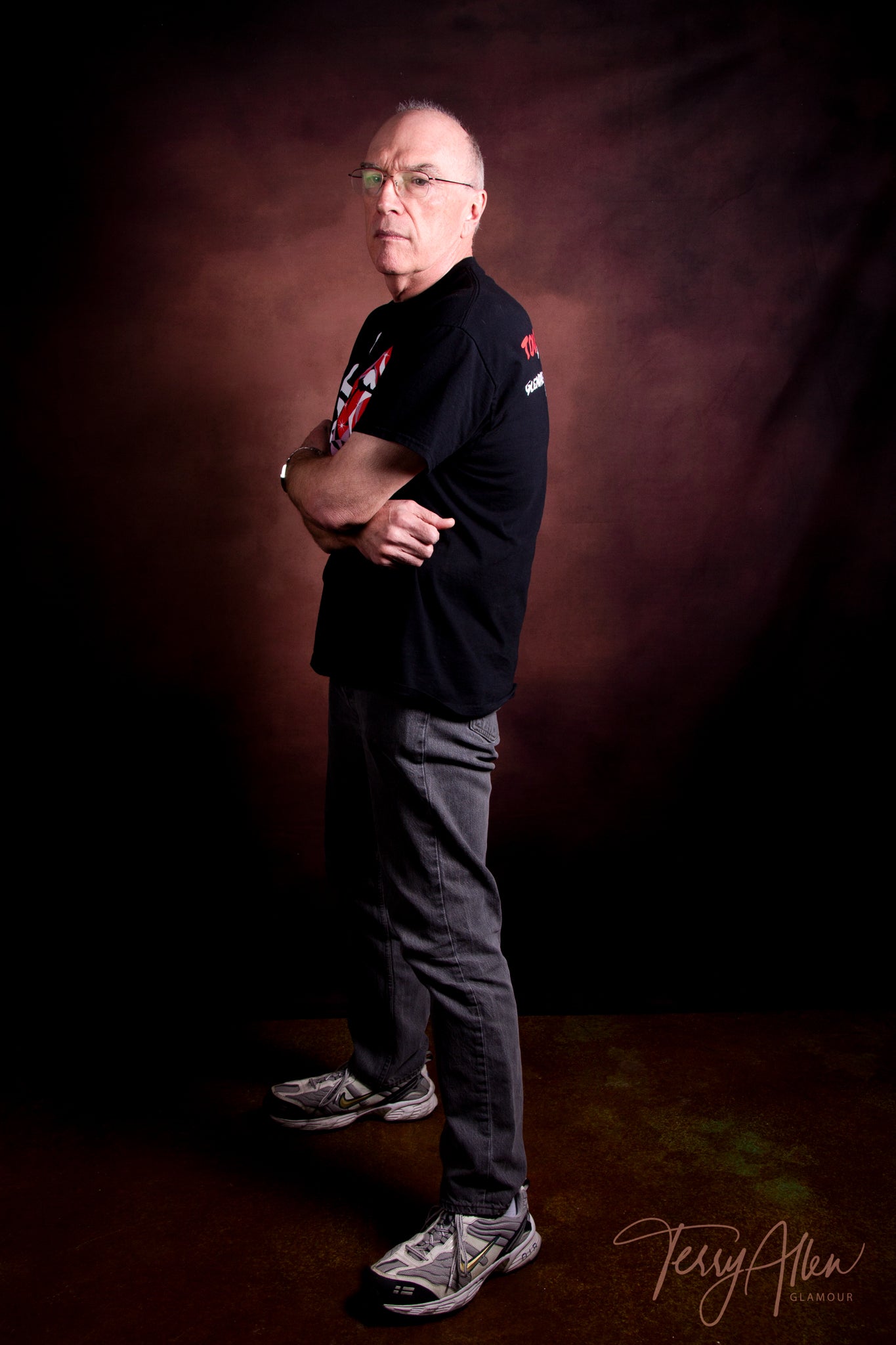 Brown Abstract Texture Old Master Style Photo Booth backdrop UK LV-1321