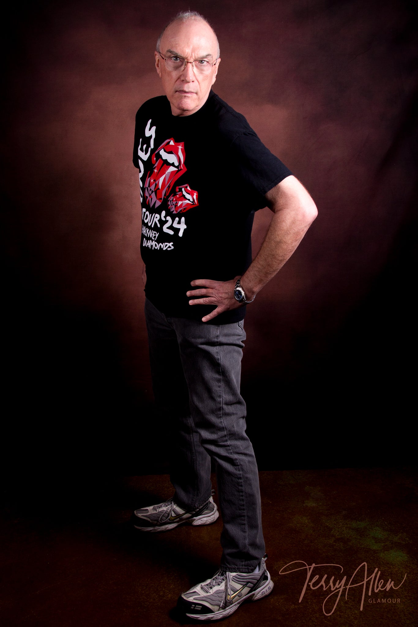 Brown Abstract Texture Old Master Style Photo Booth backdrop UK LV-1321