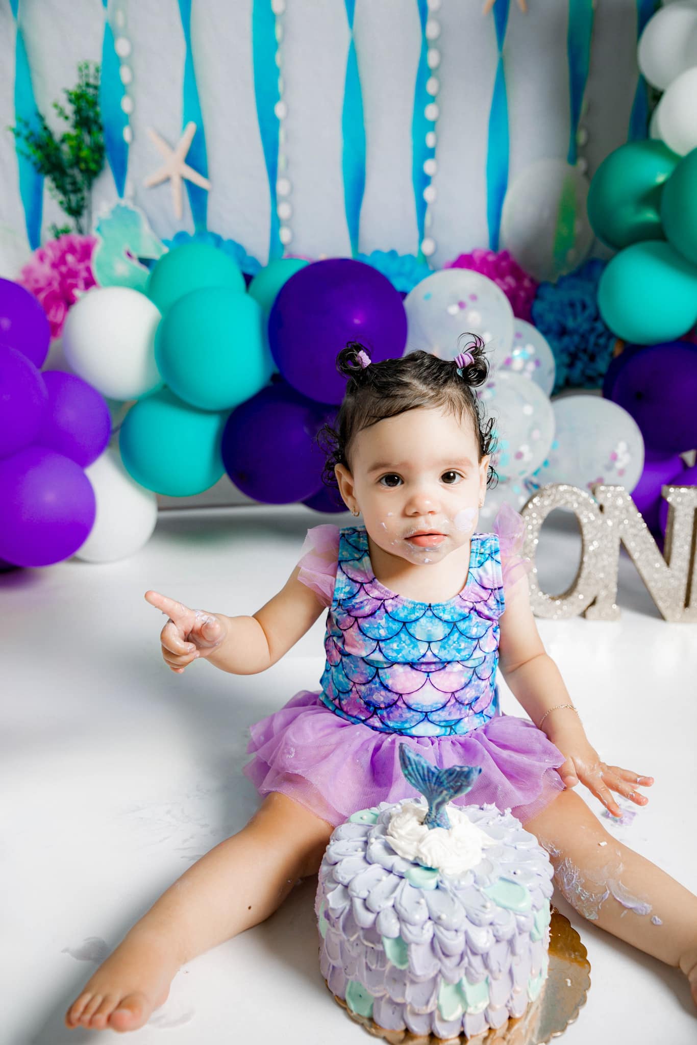 Underwater Plants Mermaid Photography Backdrop UK M5-25