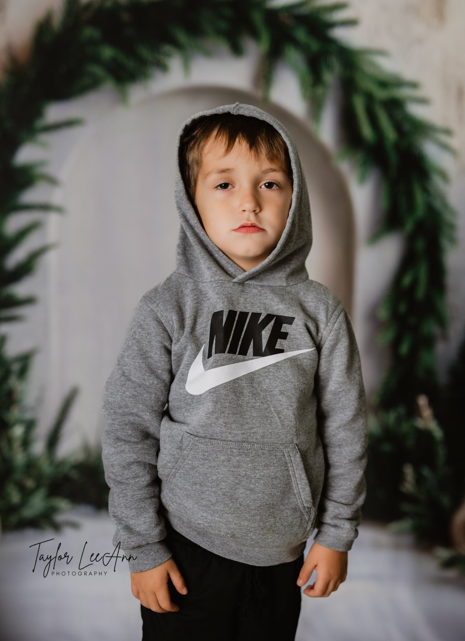 Christmas Tree Arch Photography Backdrop UK RR8-347