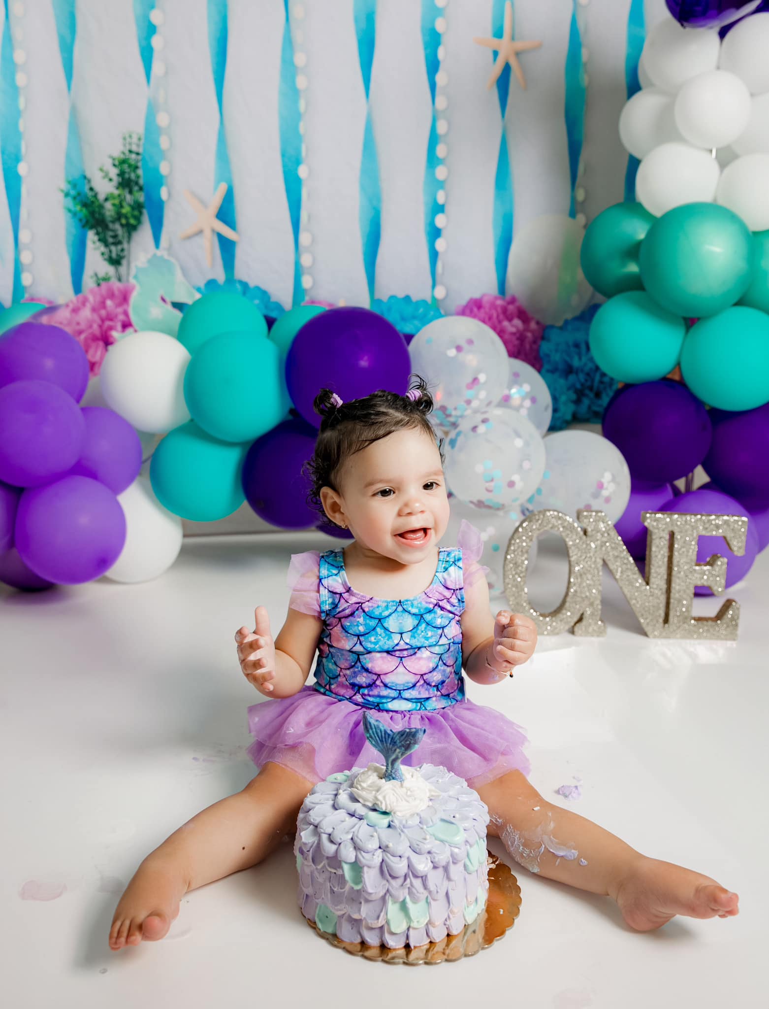 Underwater Plants Mermaid Photography Backdrop UK M5-25