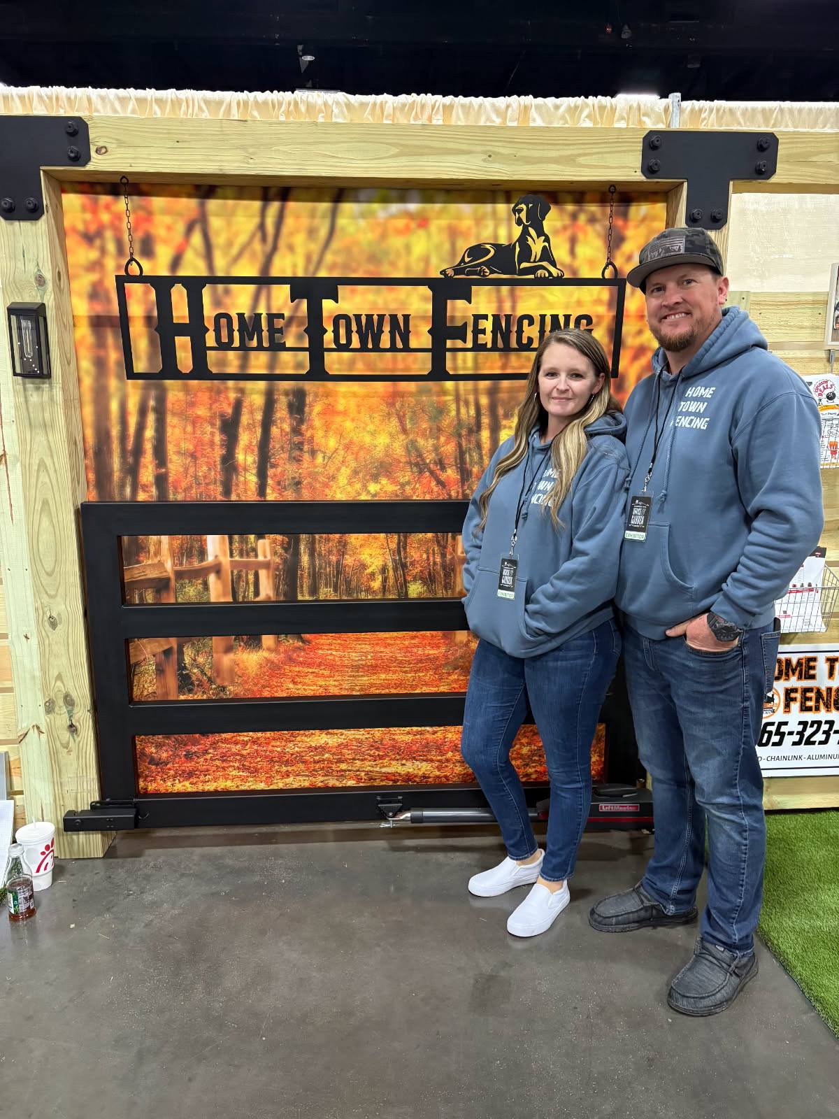 Fall Outdoor Road Scene Photo Backdrop D817