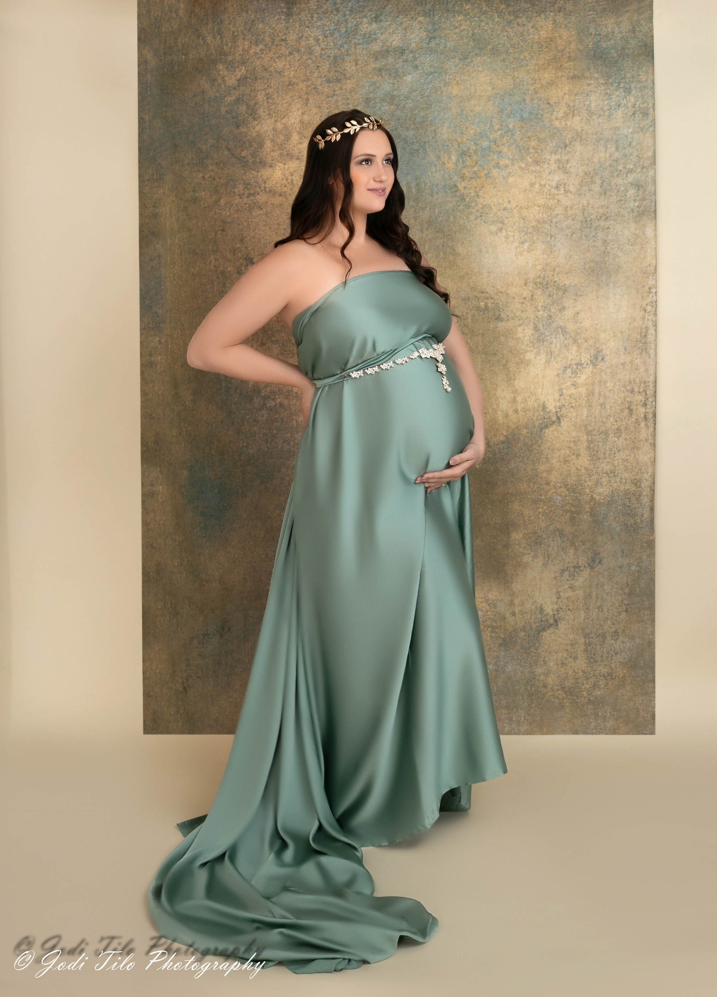 Gold Abstract Texture Photo Booth Backdrop MB-05