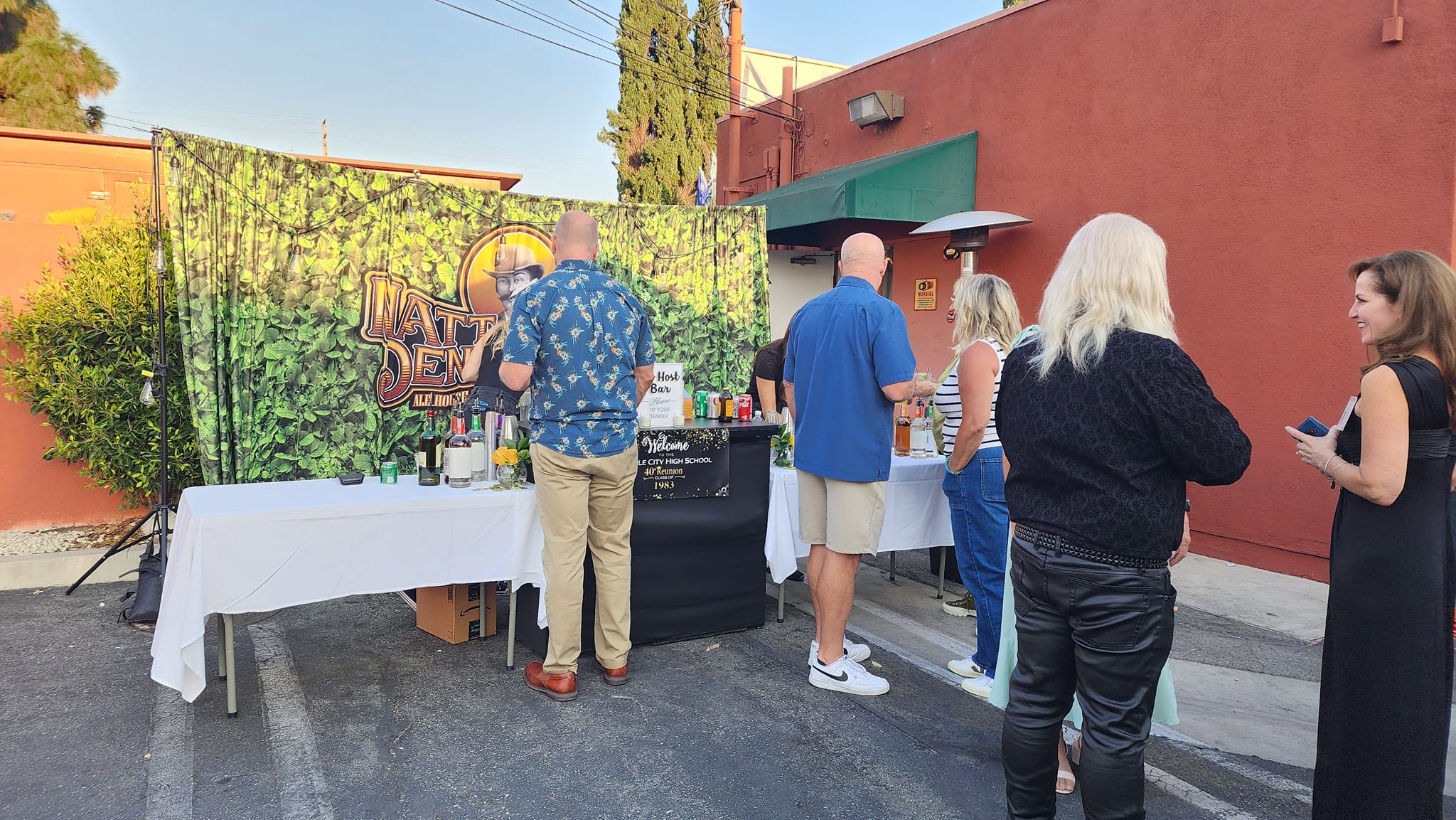 Baby Welcome Green Leaves Wall Custom Backdrop TKH1548