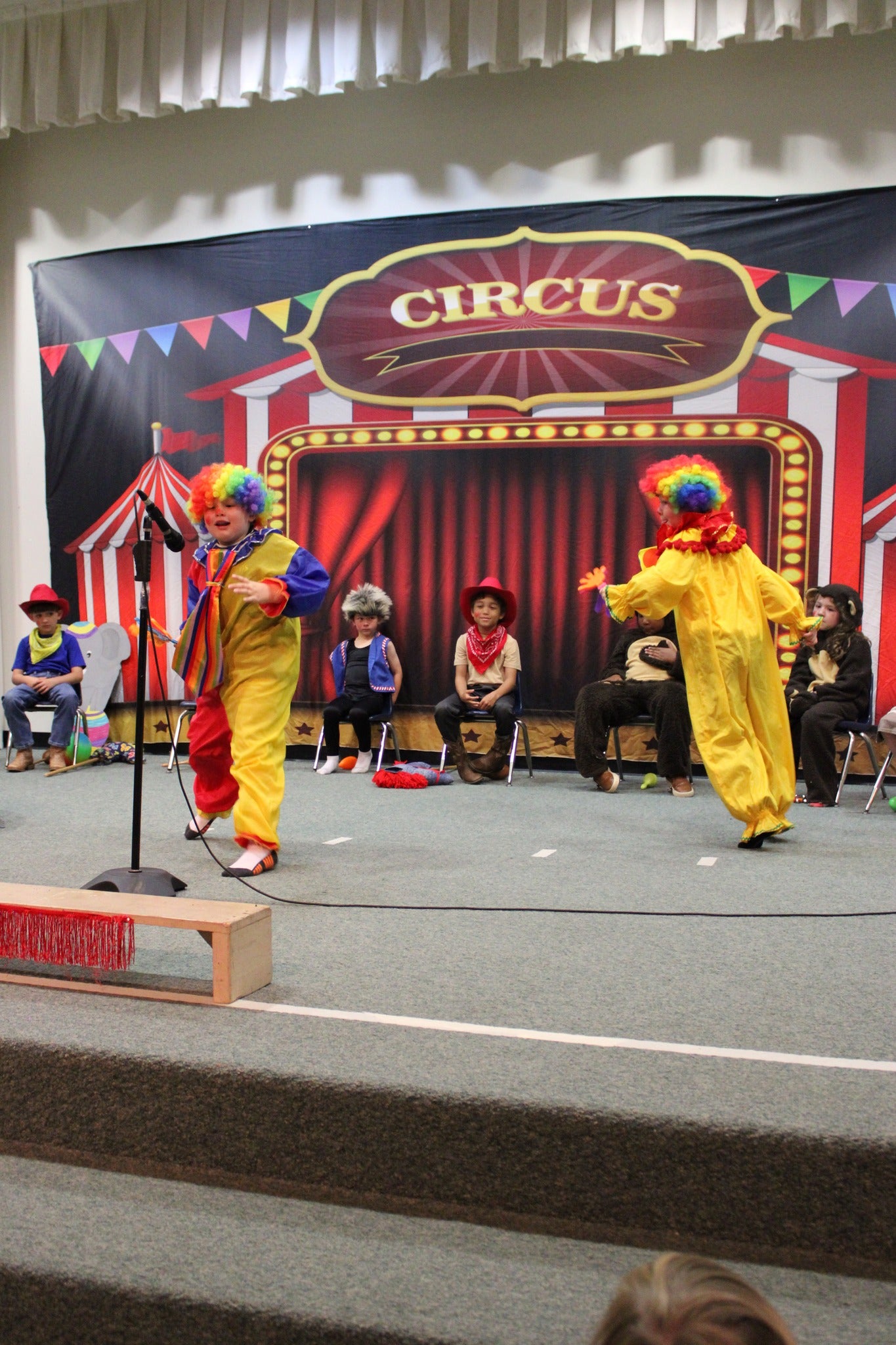 Circus Red Tent Carnival Photography Backdrop SH-1011