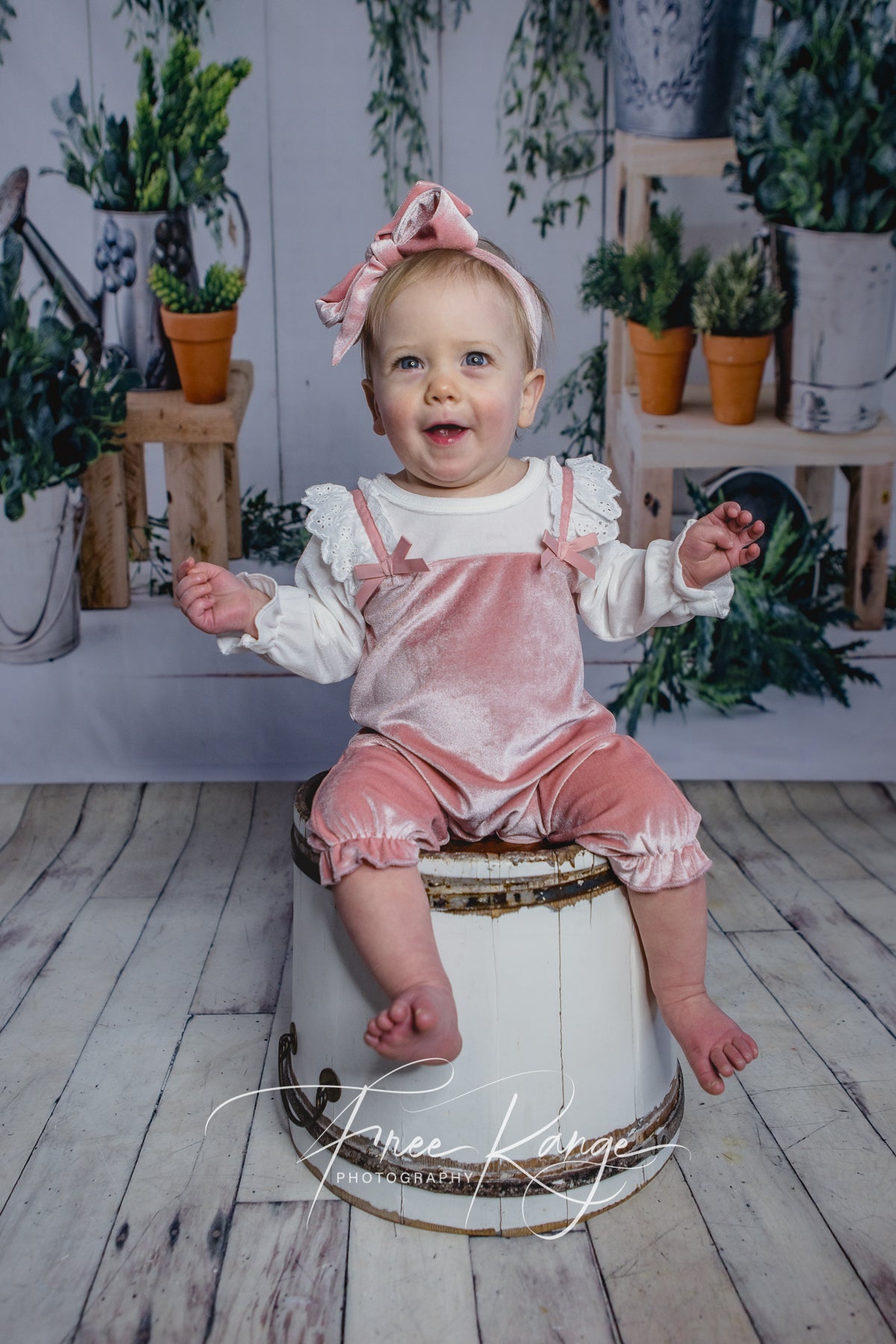 Spring Garden Baby Photo Booth Backdrop SH596