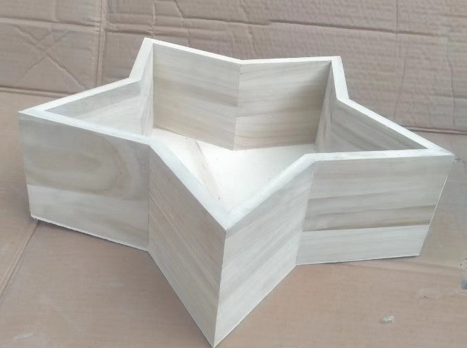 DBackdrop Wooden Star Shaped Newborn Photography Props SYPJ3(brown、yellow、white)