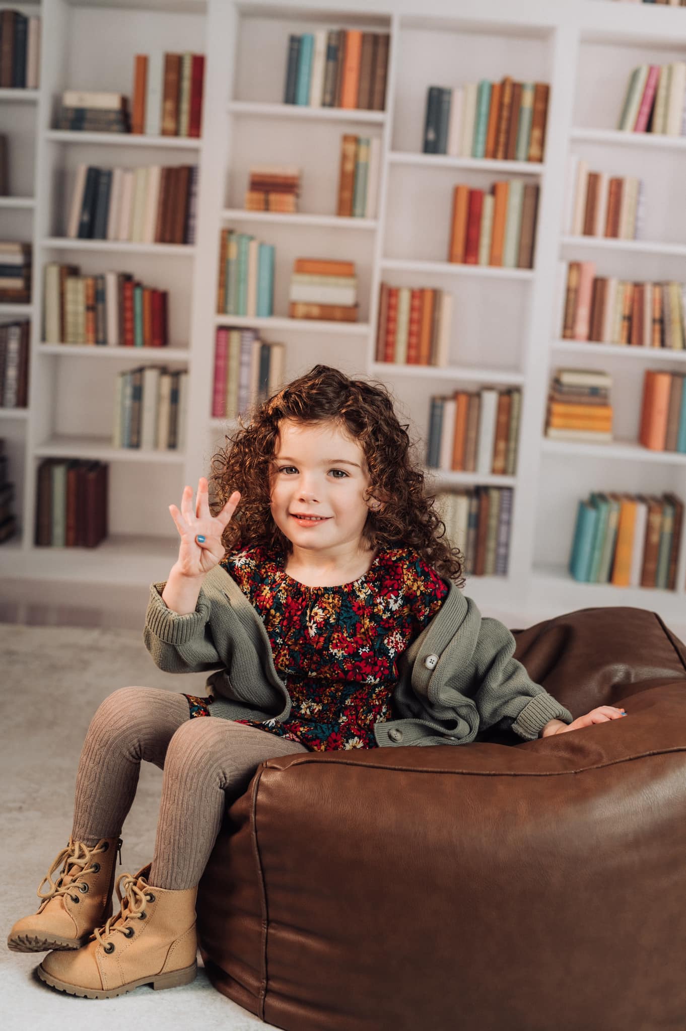 Bookshelf backdrop UK for School Photography GX-1029