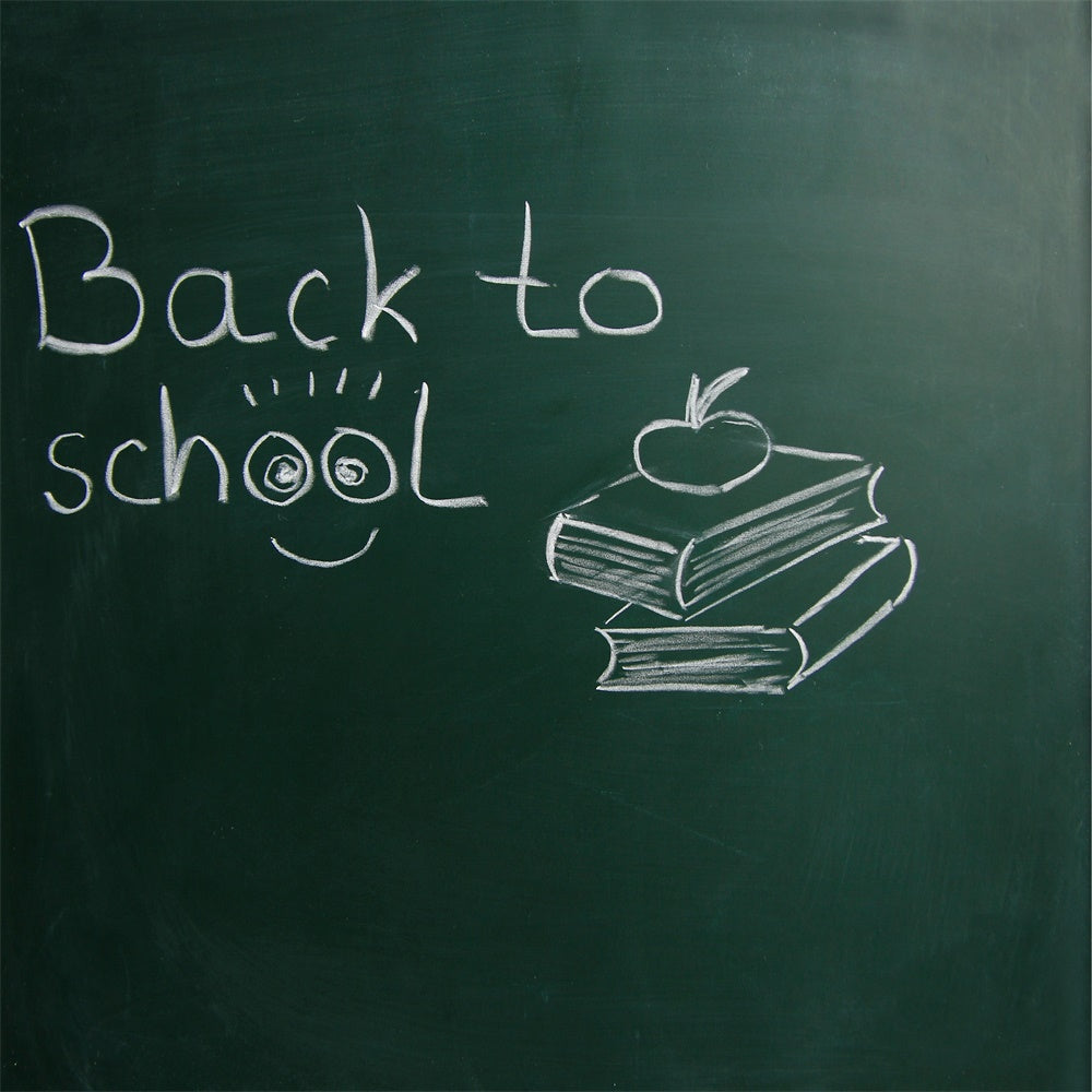 Back to School Classroom Chalkboard Backdrop UK BRP7-4