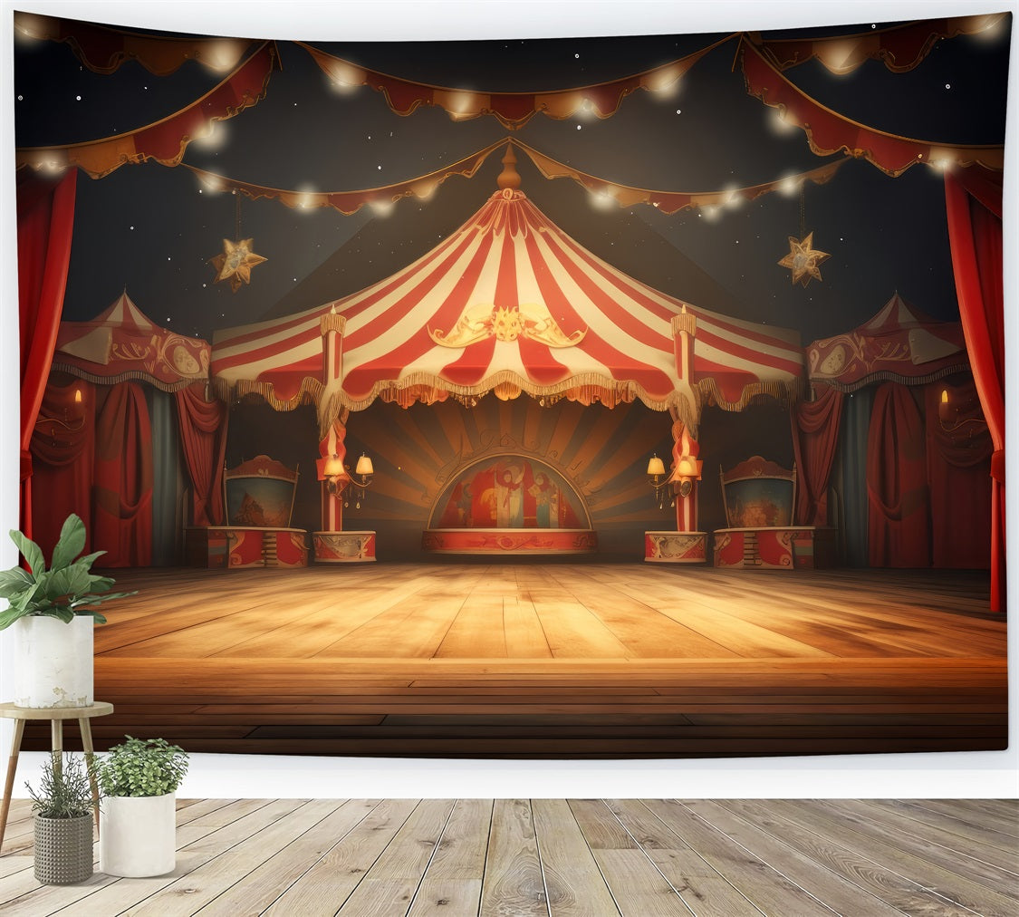 Circus Backdrop Ideas Carnival Tent Bright Stars Backdrop UK BRP1-176