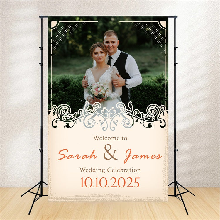 Custom Backdrop Wedding Bliss Sarah James Garden Backdrop UK BRP1-397