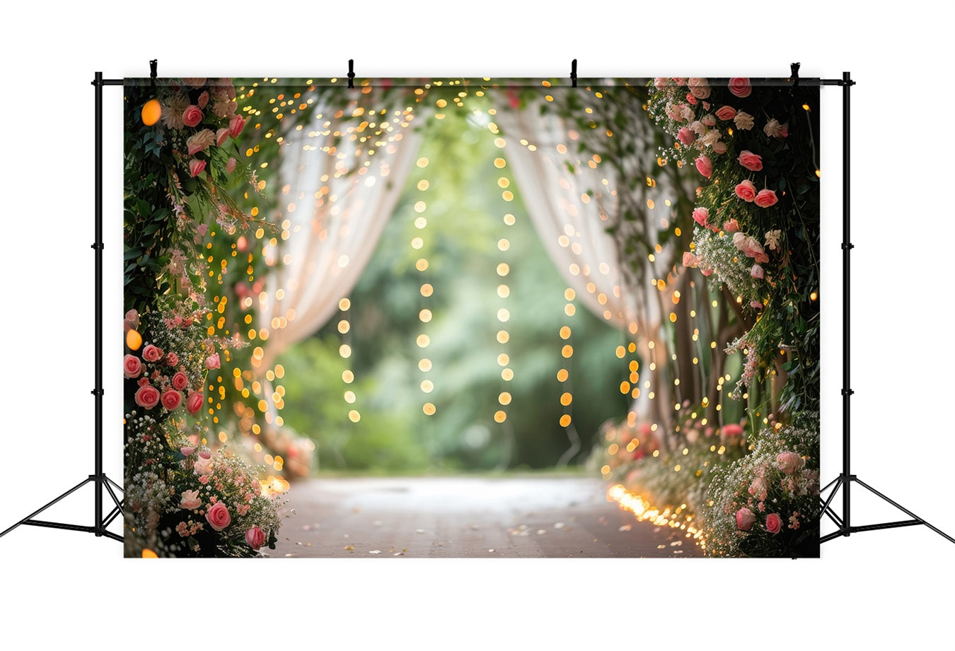 Backdrops For Spring Floral Archway Wedding Backdrop UK BRP11-545
