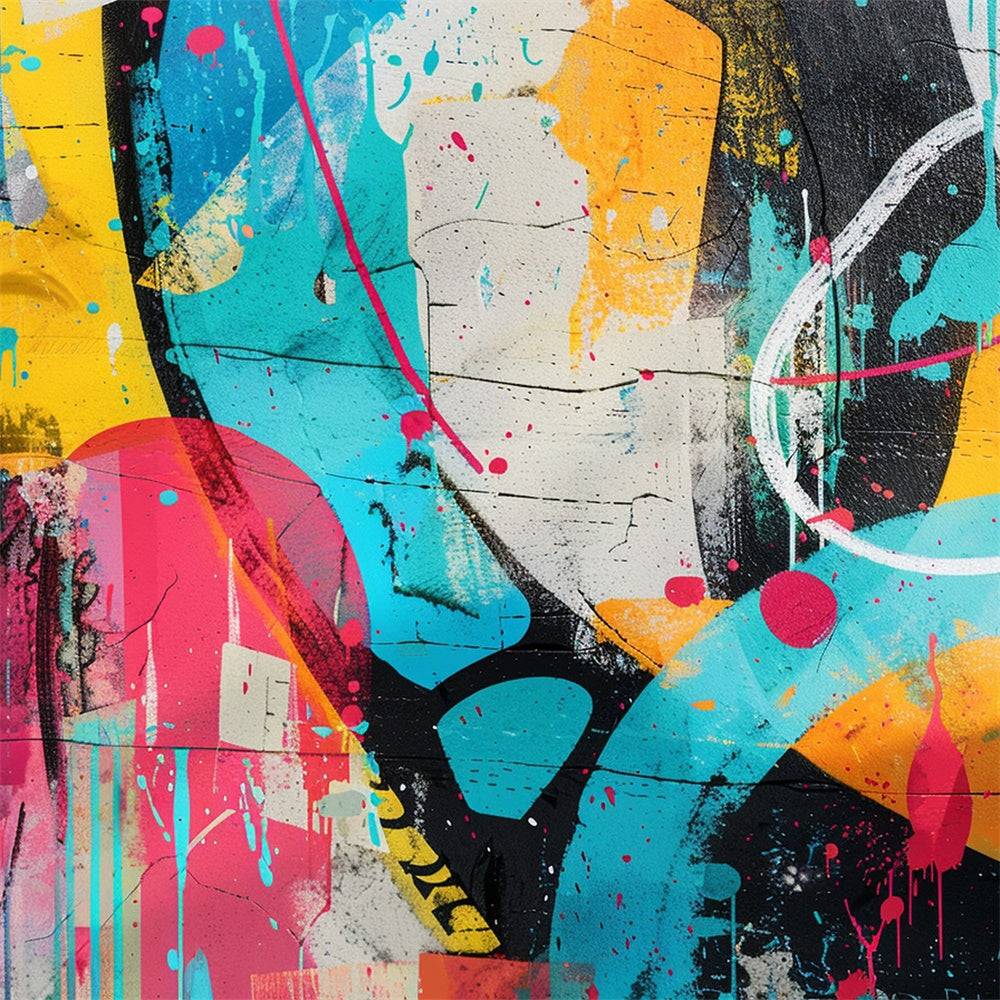 Graffiti Backdrops Stunning Abstract Art Composition Backdrop UK BRP12-124