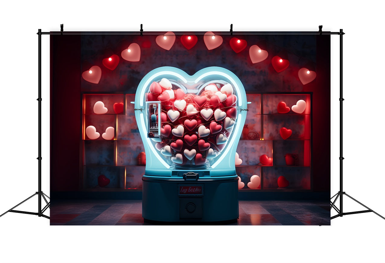 Valentine Photography Backdrop Heart Shaped Candy Machine Backdrop UK BRP12-163