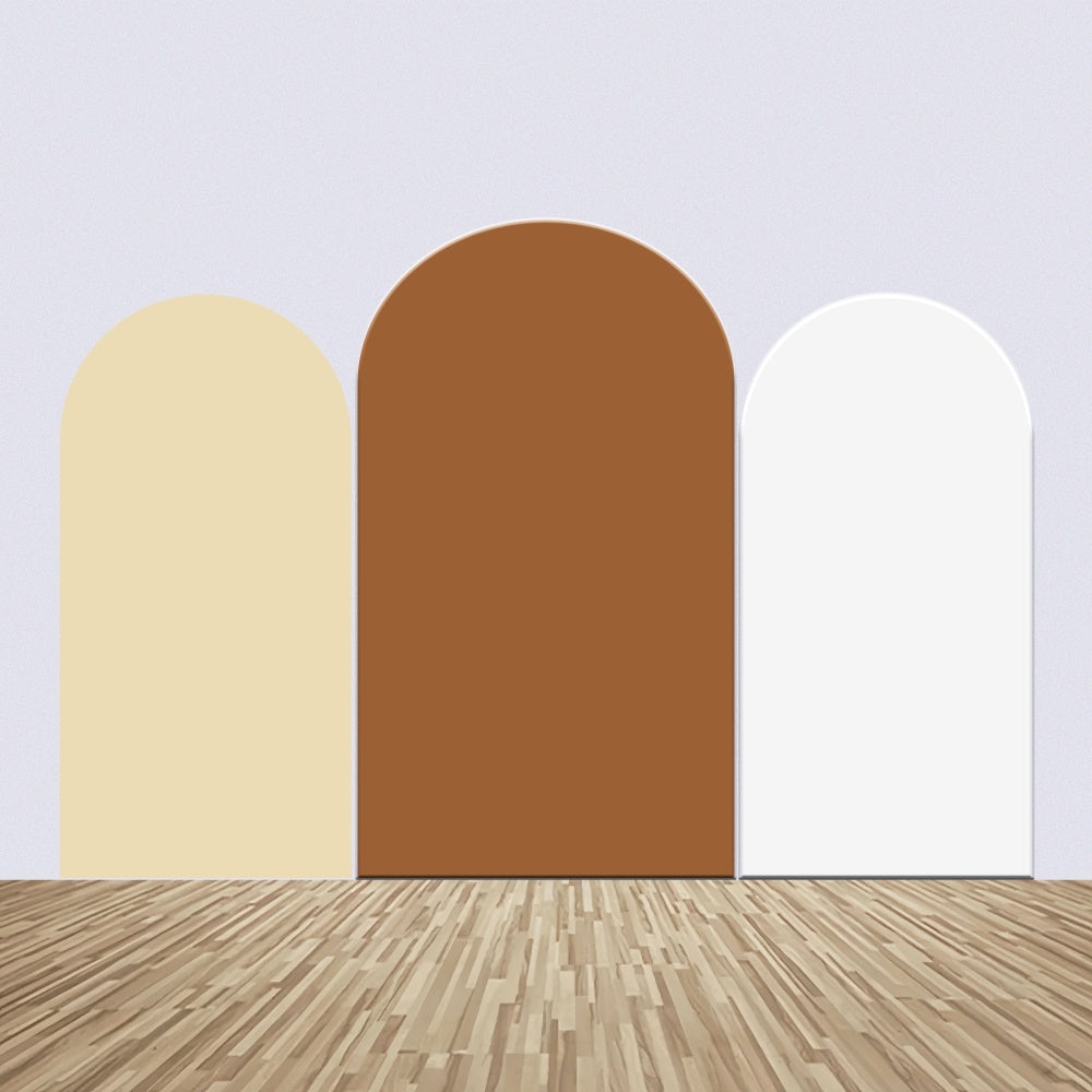 Personalised Backdrop Birthday Earth Tone Neutral Arch Backdrop Kit UK BRP12-315