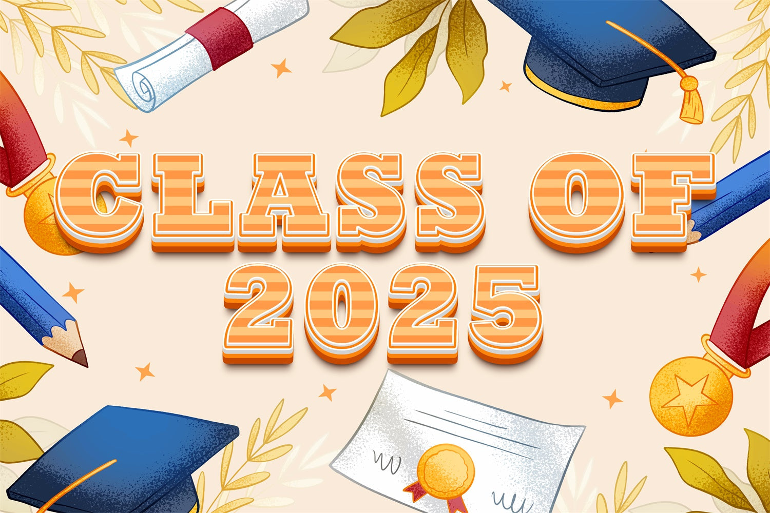 Graduation Photo Backdrop Ideas Vintage Style 2025 Graduation Party Backdrop UK BRP2-260