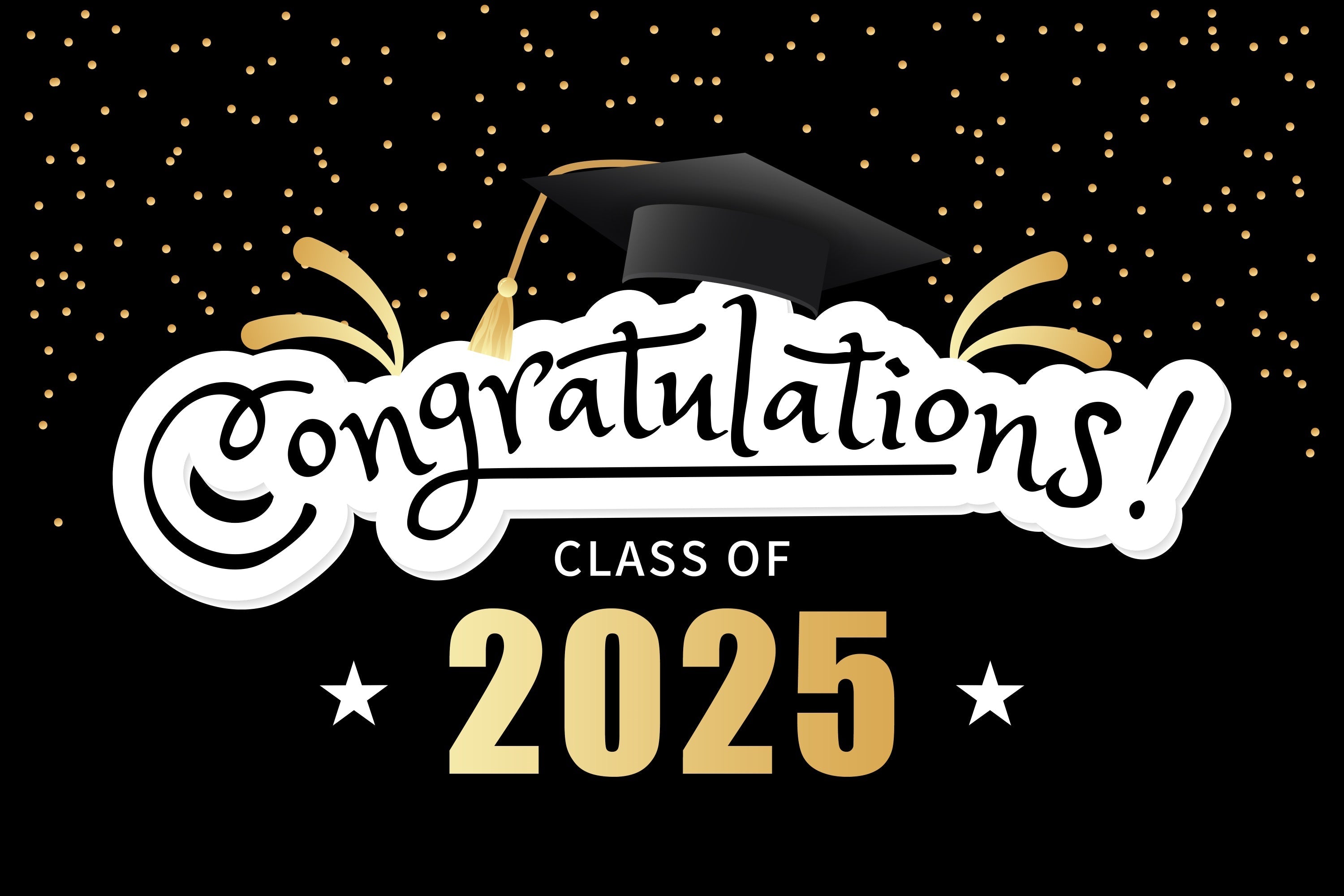 Graduation Picture Backdrop Shimmering Stars Graduation Party Backdrop UK BRP2-264
