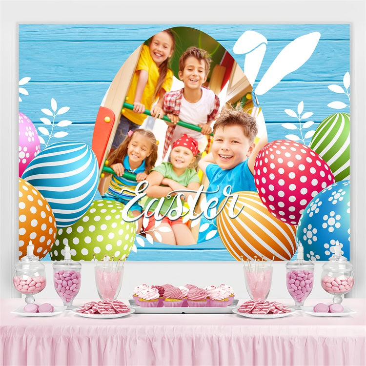 Easter Backdrops Wooden Frame Egg Custom Backdrop UK BRP3-173