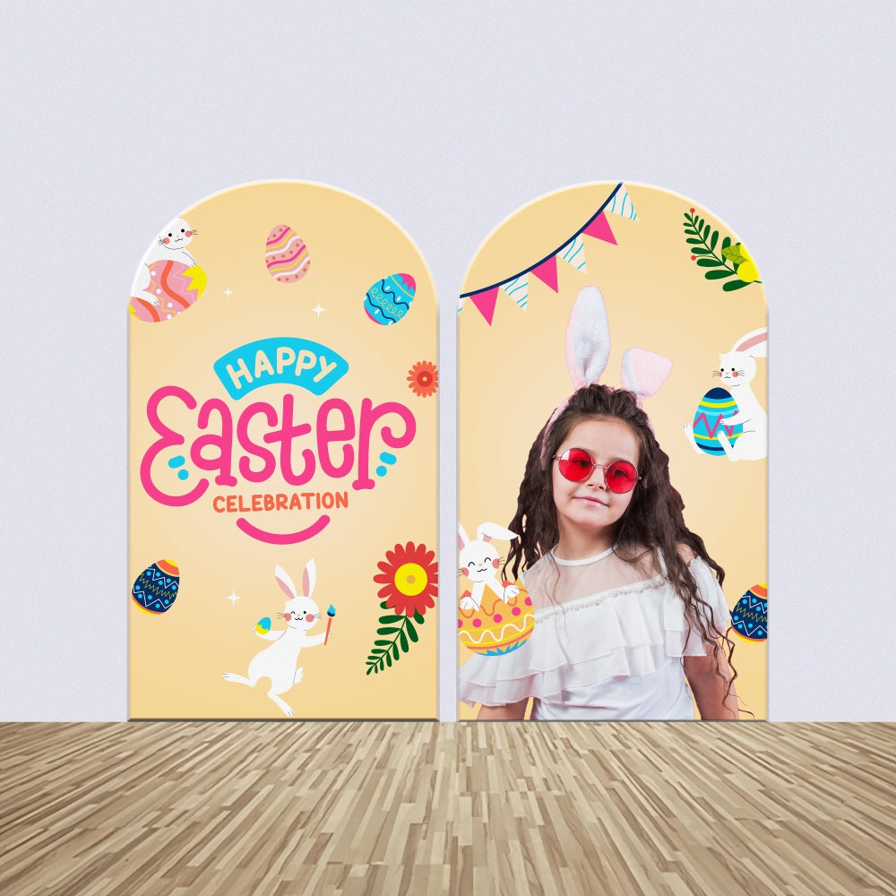 Easter Backdrop Fun Bunny Celebration Custom Arch Backdrop Kit UK BRP3-185