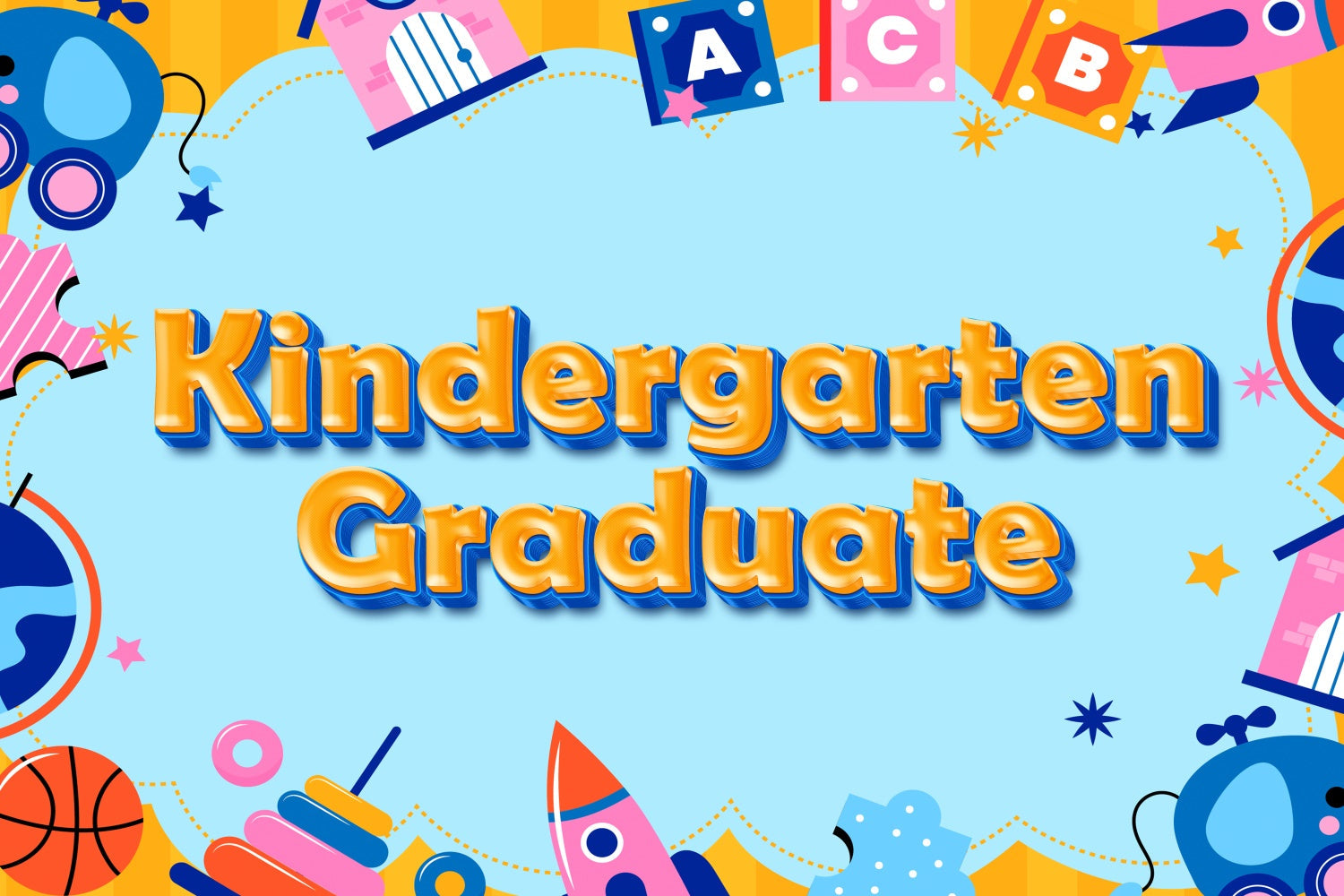 Preschool Graduation Backdrop Preschool Kindergarten Graduation Party Backdrop UK BRP3-23